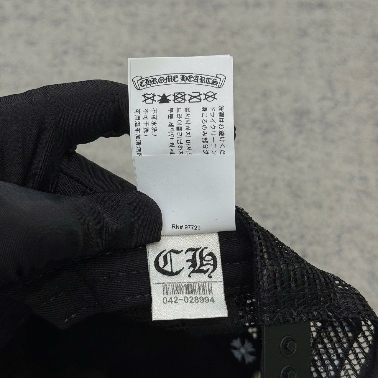 Chrome Hearts Chrome Hearts Cemetery Leather Patch Black Trucker Hat Size ONE SIZE - 9 Thumbnail