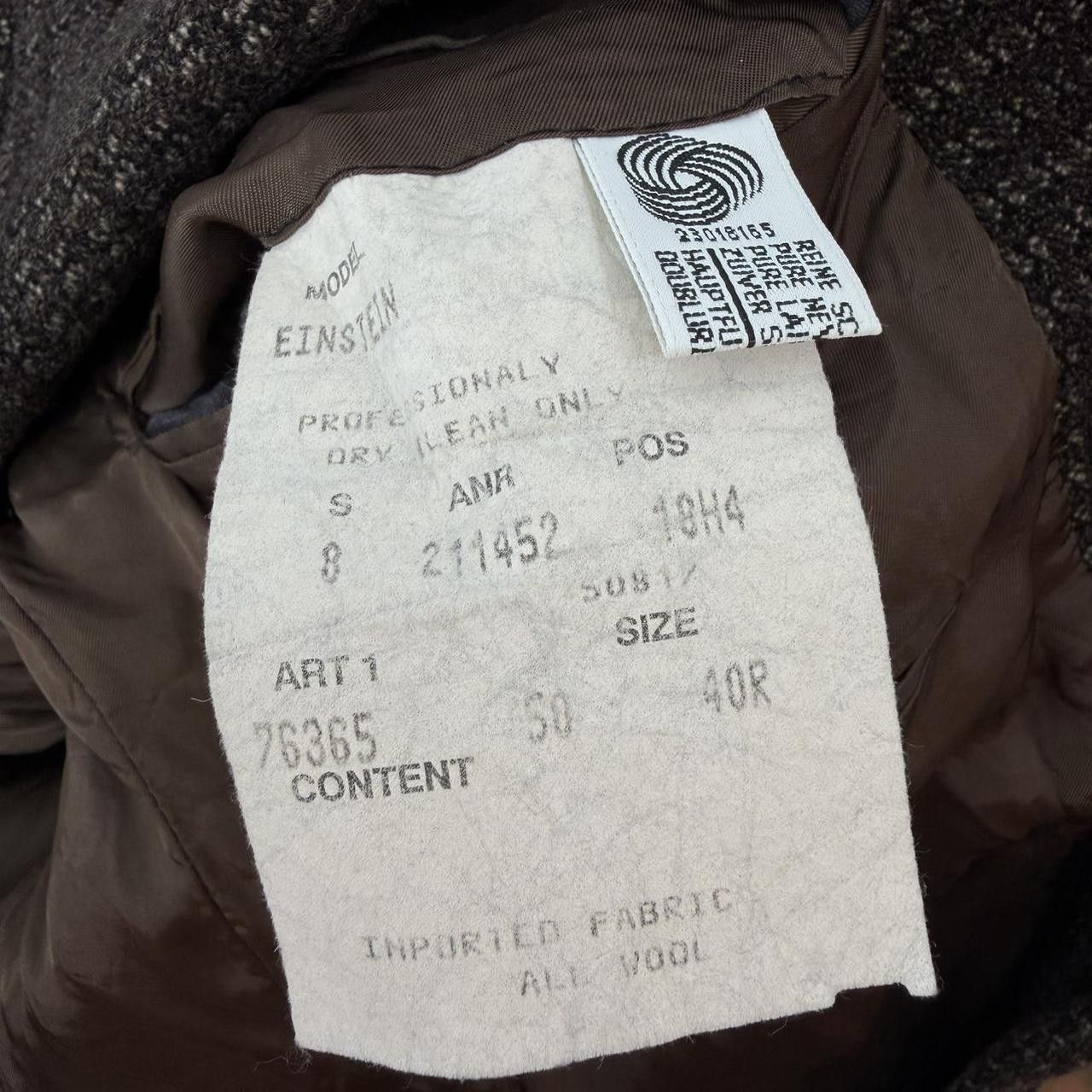 Hugo Boss 40R Boss Hugo Boss Cashmere Blend Blazer Black and Brown Size 40R - 6 Thumbnail
