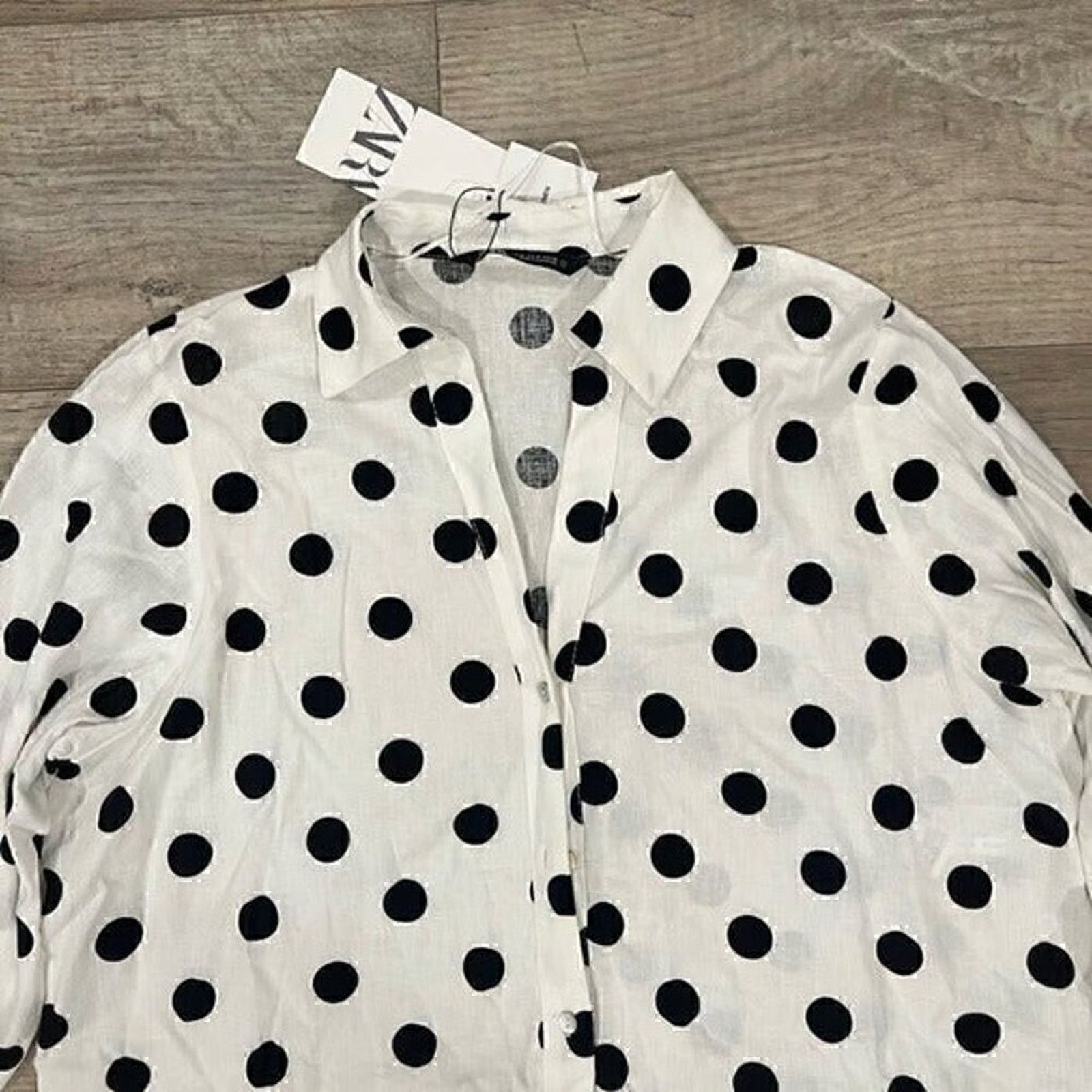 Zara ZARA Oversized Printed Blouse NWT Size S / US 4 / IT 40 - 13 Thumbnail