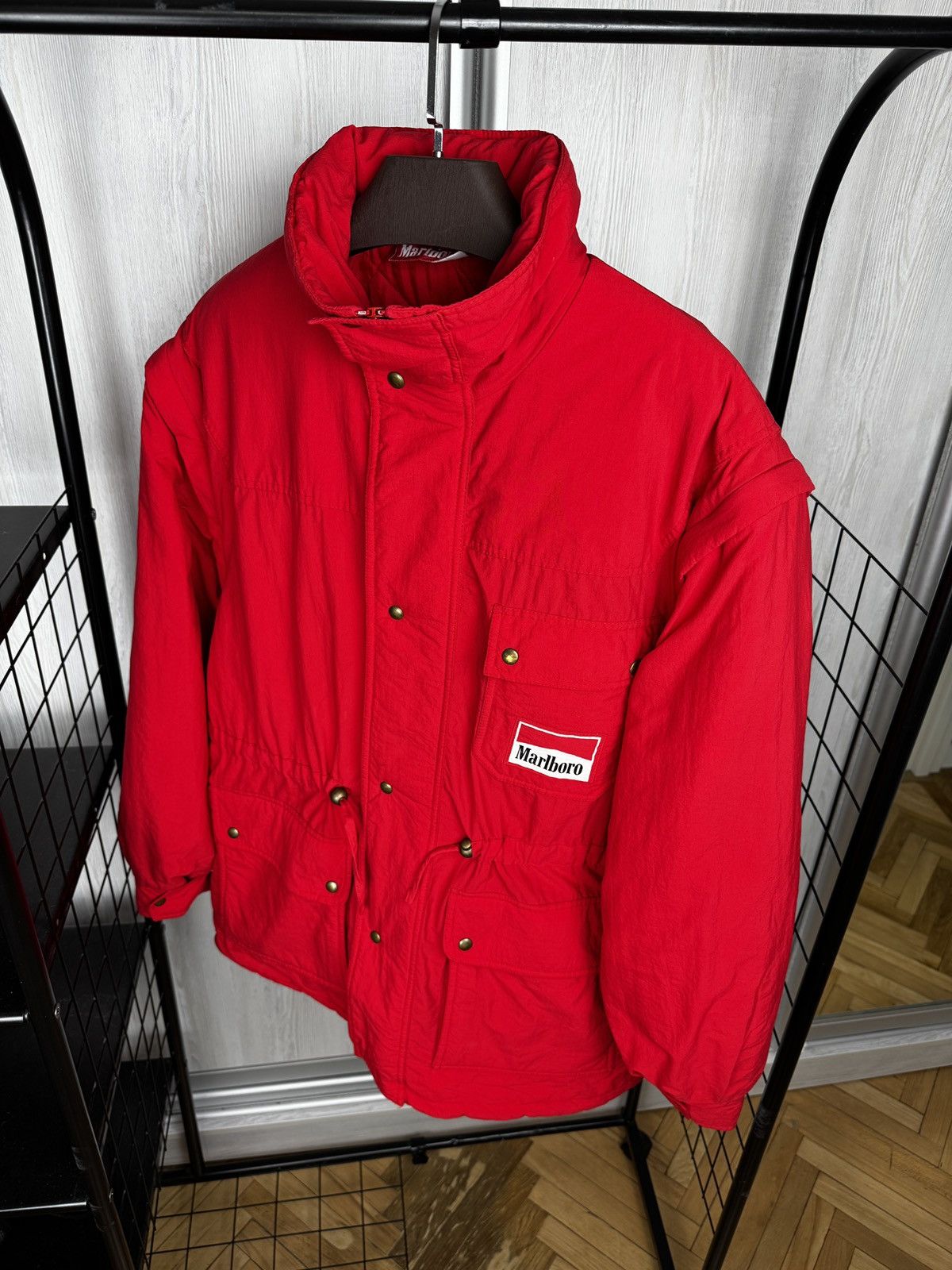 Marlboro Vintage MARLBORO Jacket Full Zip Size XXL logo 2 in 1 Vest Size US XXL / EU 58 / 5 - 7 Thumbnail
