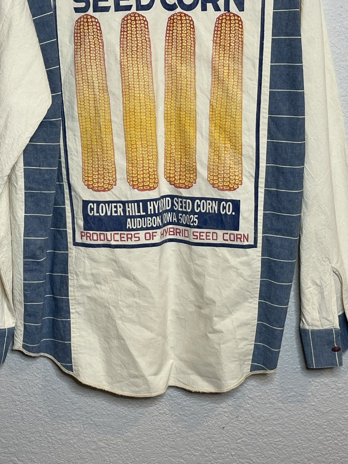 Other Vintage Feed Sacks Long Sleeve Button Down Sz M Size US M / EU 48-50 / 2 - 4 Thumbnail