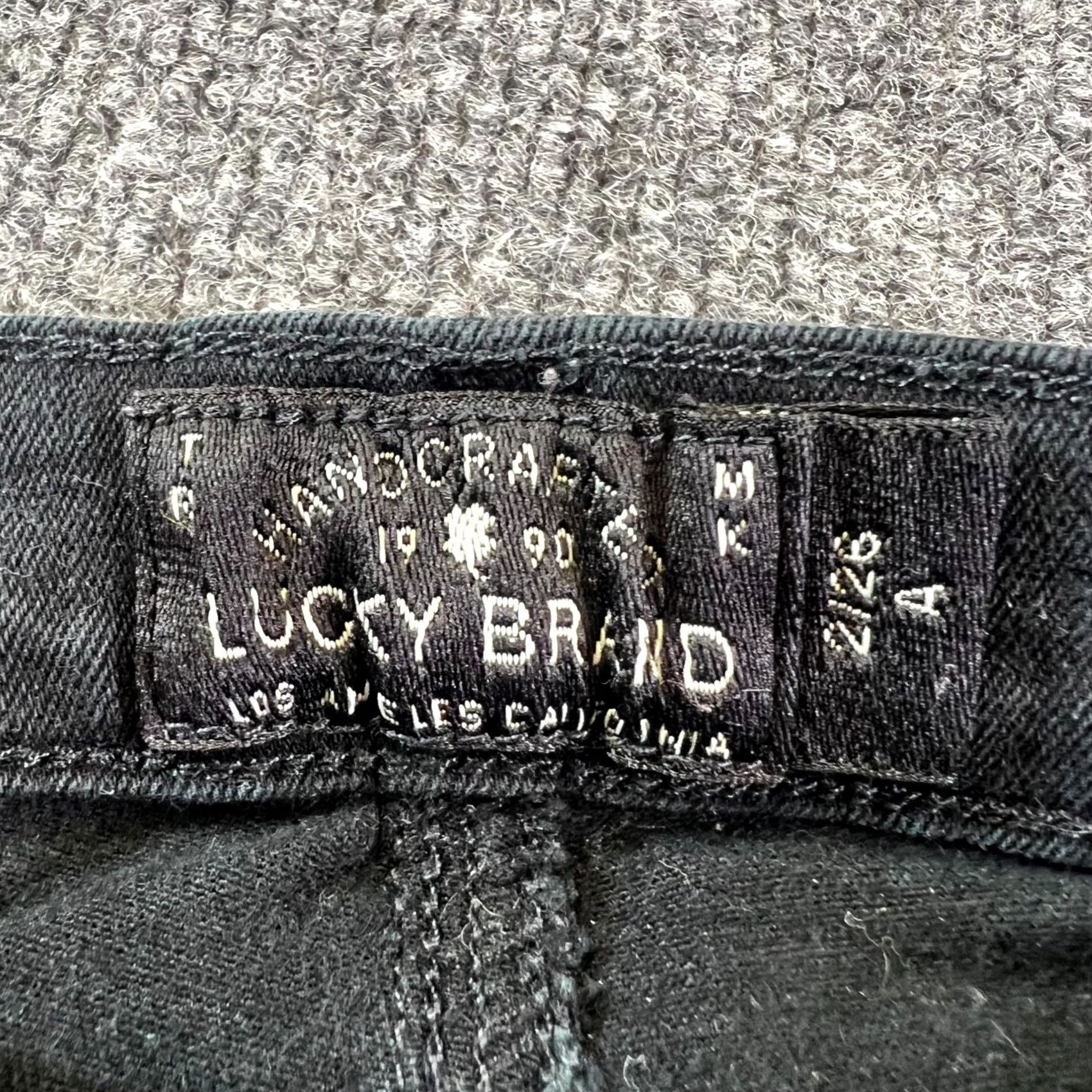 Lucky Brand Lucky Brand Brooke Legging Jeans Women's 26 Black Denim Dark Wash Skinny Leg Jeans Size 26" / US 2 / IT 38 - 6 Thumbnail