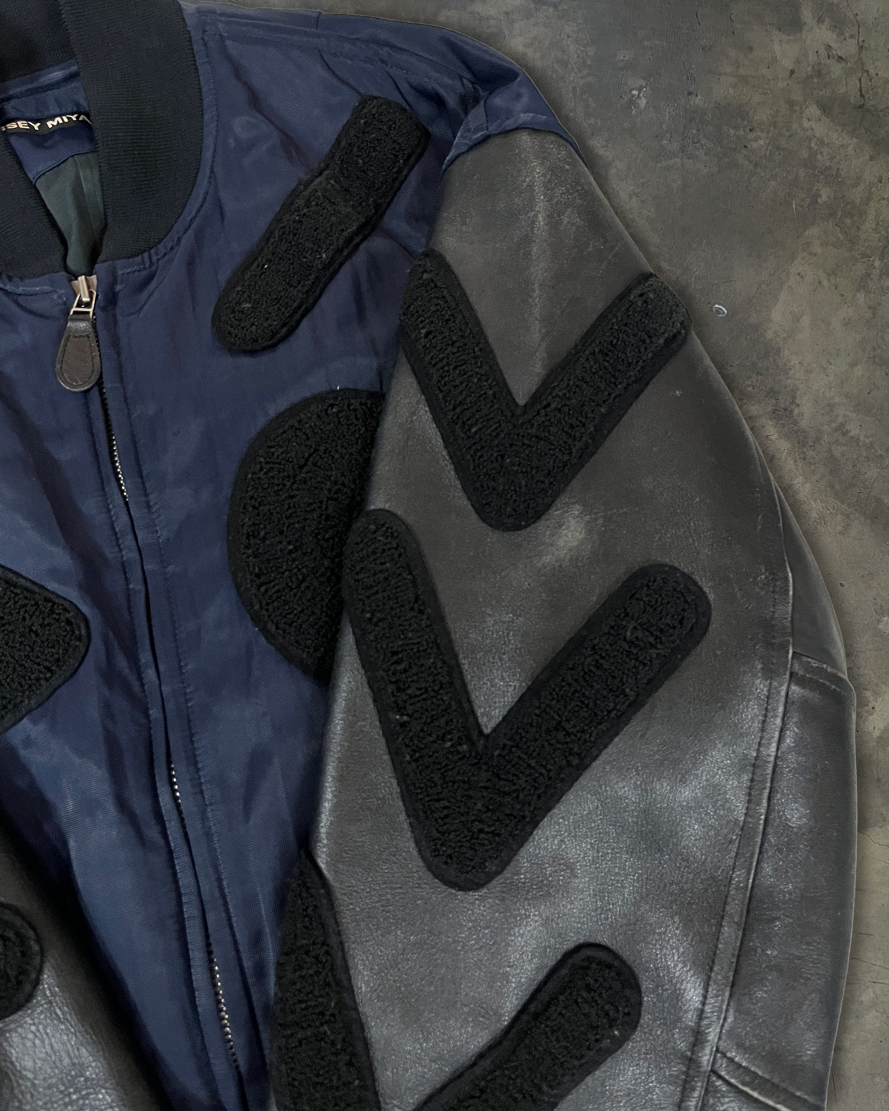 Issey Miyake ISSEY MIYAKE SS1994 HYBRID BOMBER PATCH APPLIQUE DETAILING Size US L / EU 52-54 / 3 - 5 Thumbnail