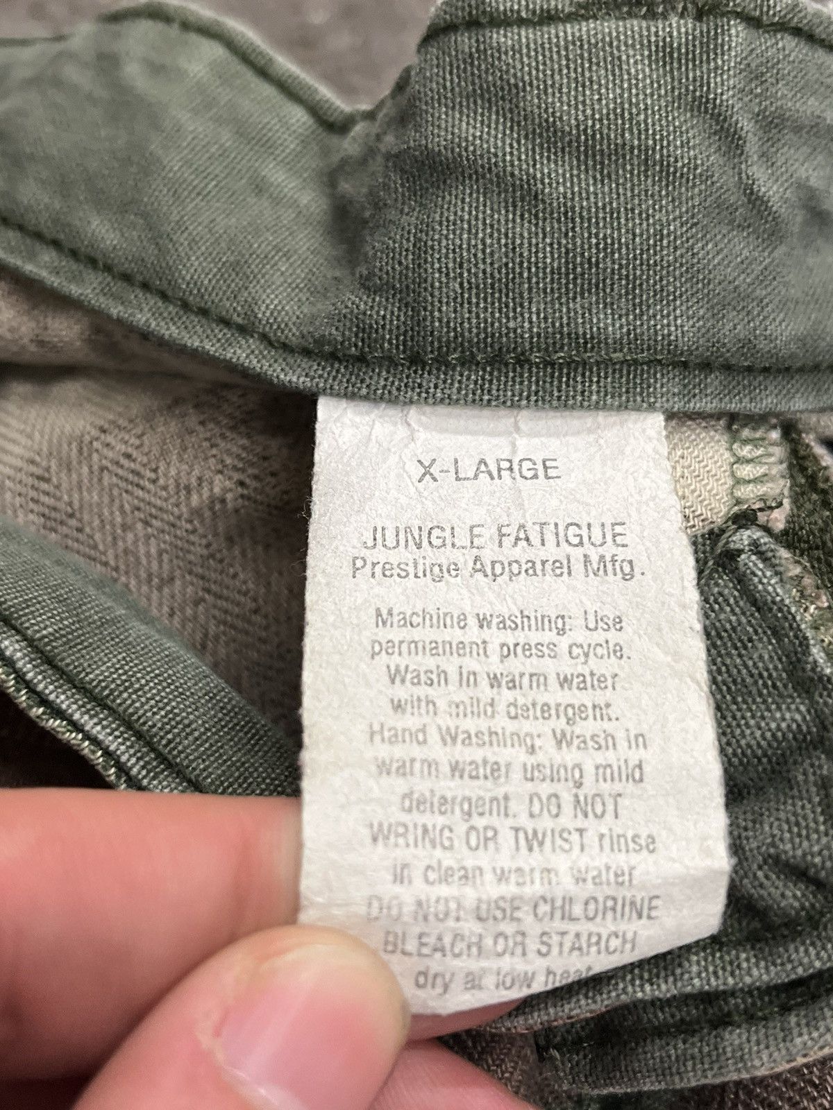 Vintage Vintage baggy fit og military 107 style camo pants faded Size US 36 / EU 52 - 6 Thumbnail