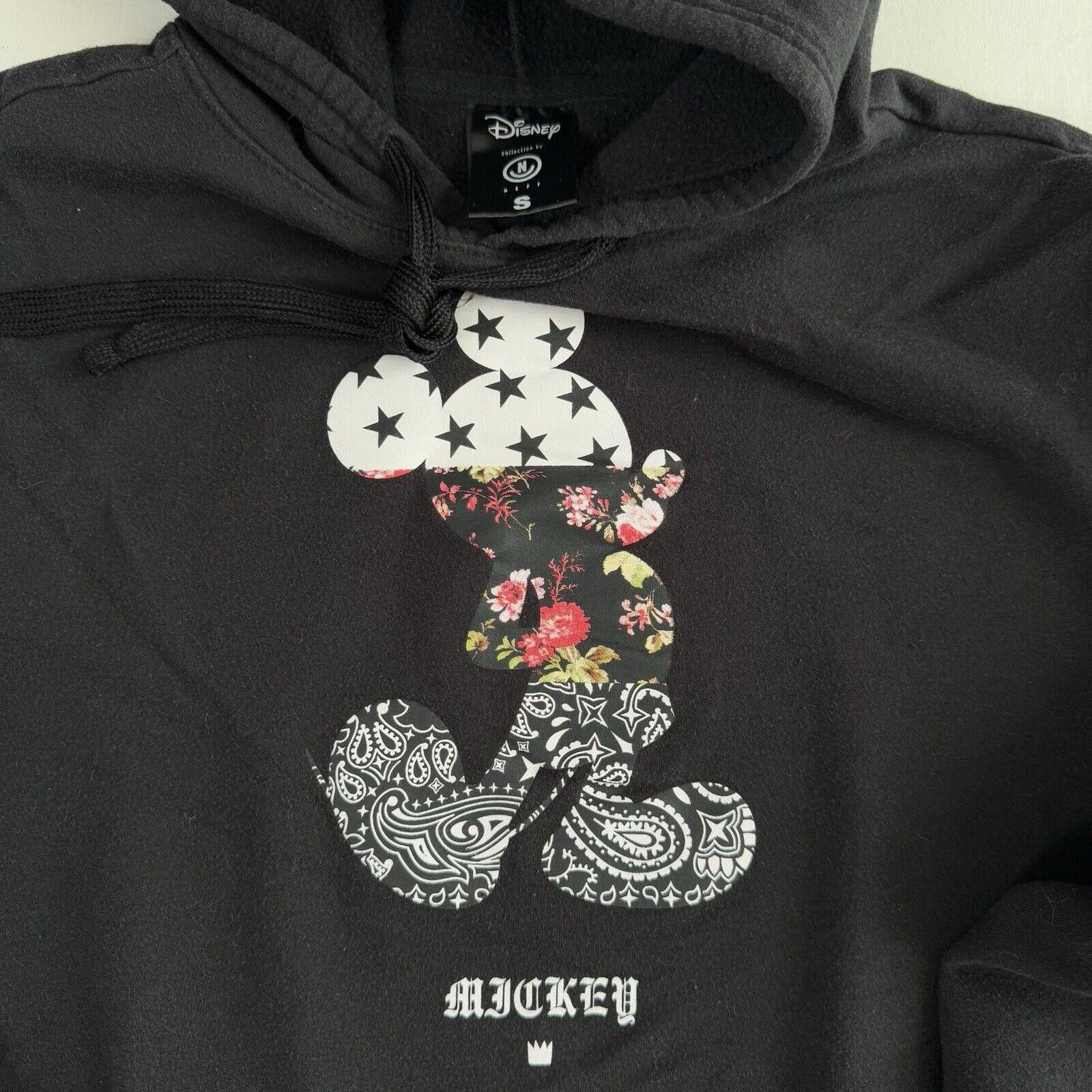 NEFF Disney Collection by Neff Black Mickey Mouse Hoodie Men’s S Size US 30 / EU 46 - 2 Thumbnail