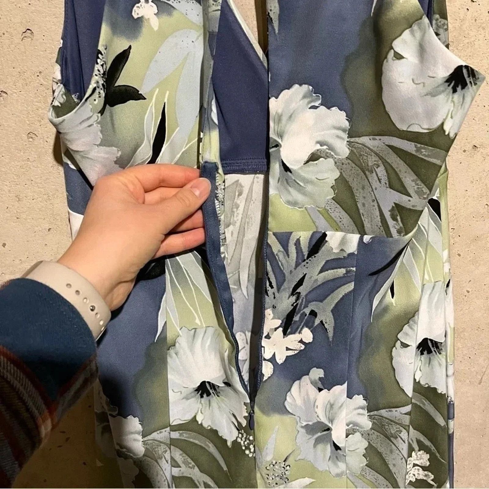 Other Dress Barn Sleeveless Floral Print Dress Sz 10 V Neck Size L / US 10 / IT 46 - 6 Thumbnail