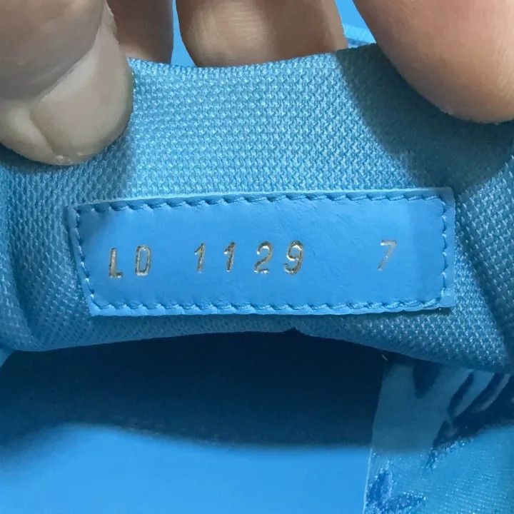 Louis Vuitton Louis Vuitton Blue Low-Top Fashion Sneakers -2508 Size US 8 / EU 41 - 5 Thumbnail
