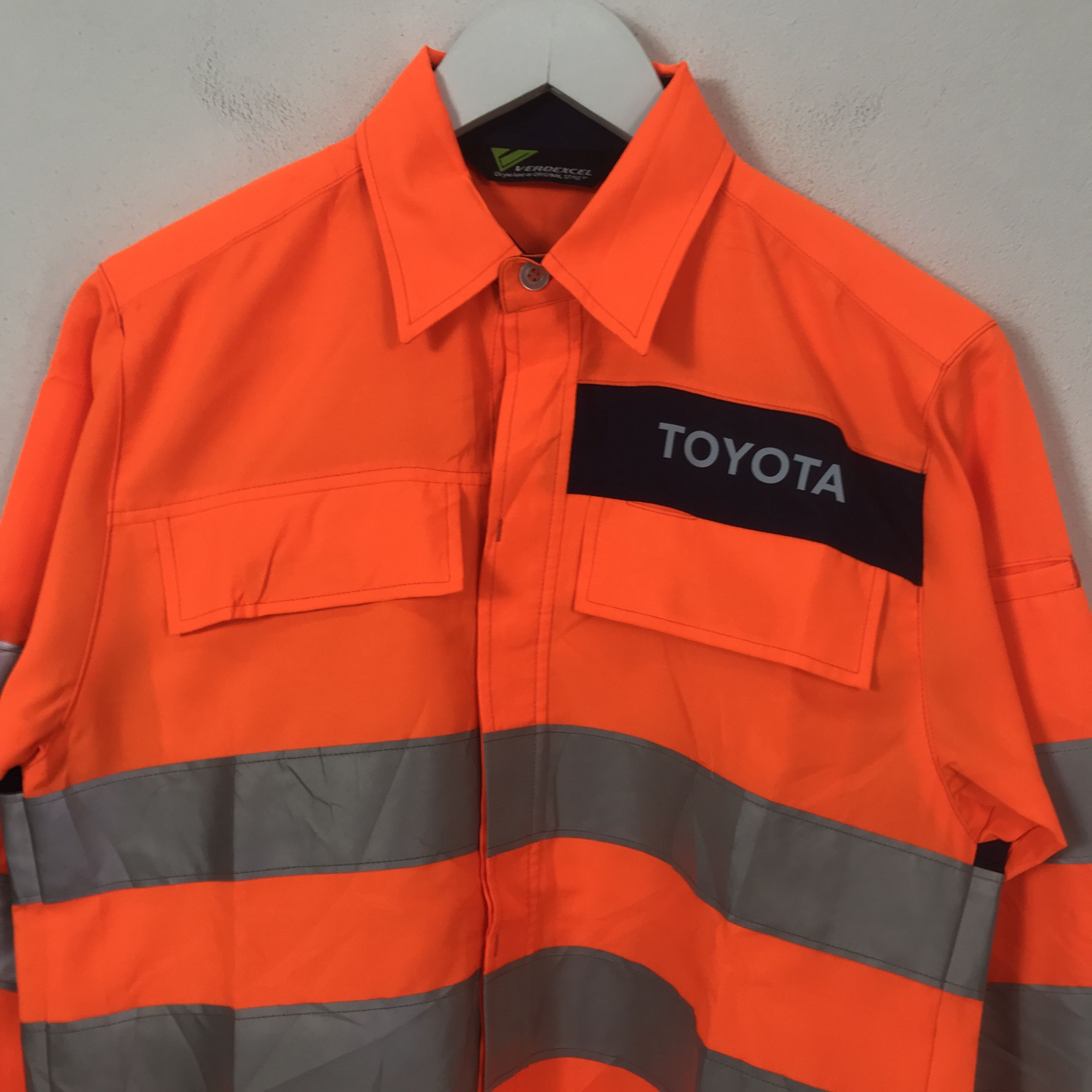 Japanese Brand Toyota Motorsport Custom button up shirt jacket K70B18 Size US S / EU 44-46 / 1 - 4 Thumbnail