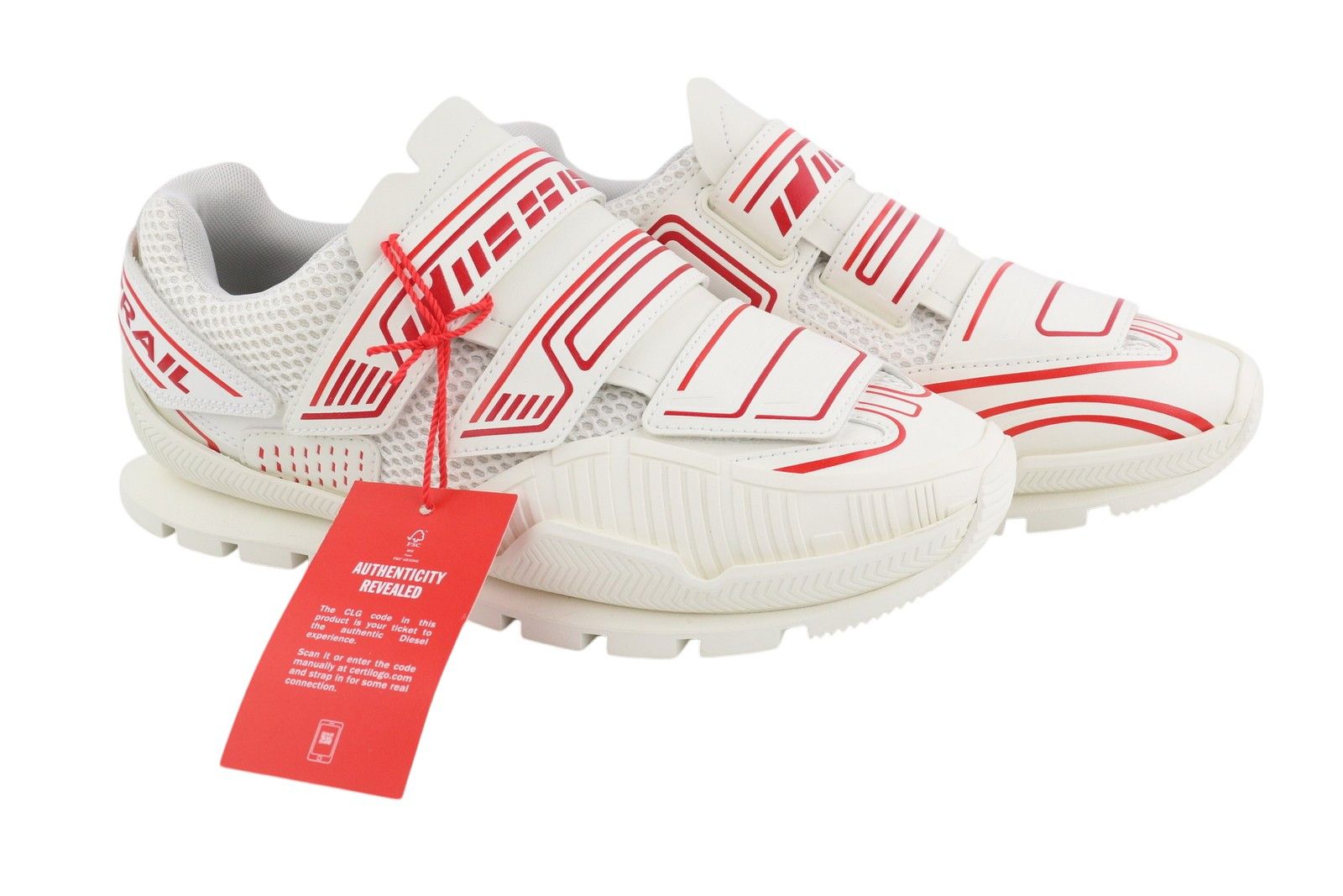 Diesel S-PENDHIO LC EU44.5 White Almond Toe Pull On Low 40868 Size US 11 / EU 44 - 2 Thumbnail