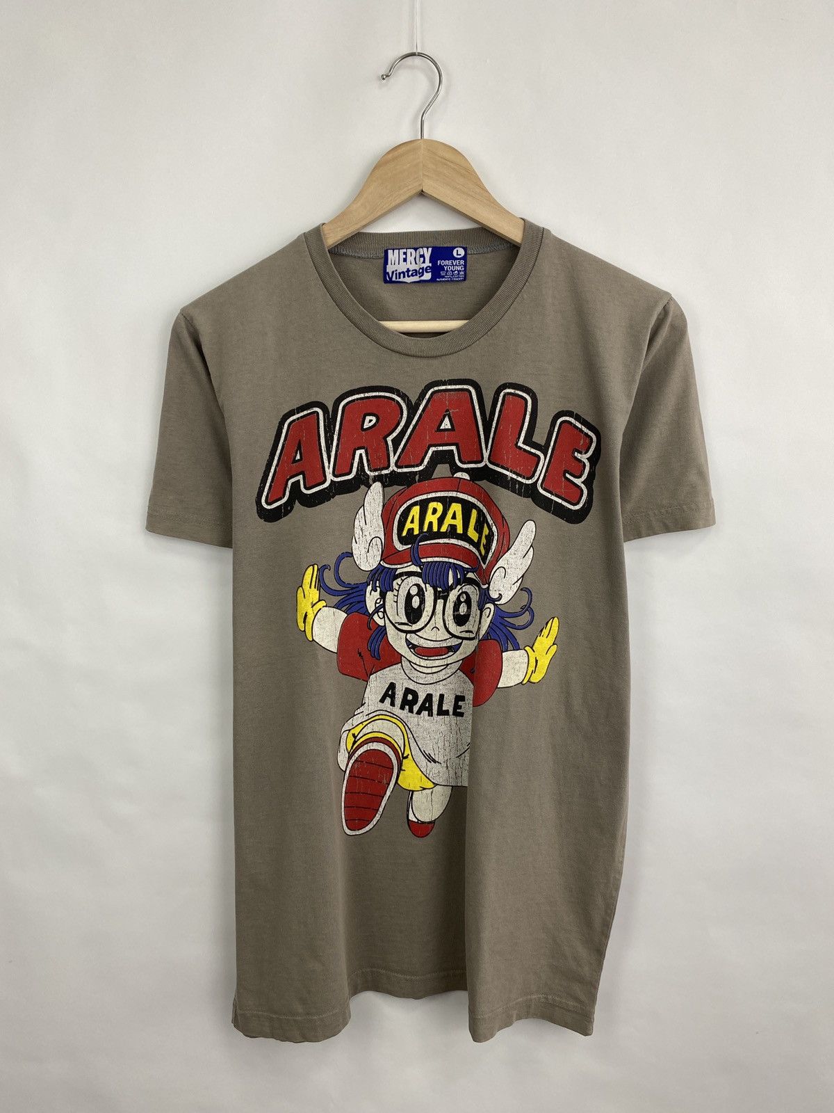 Japanese Brand Y2K Arale Chan Mercy Vintage Design Graphic Anime T-Shirt Size US L / EU 52-54 / 3 - 3 Thumbnail