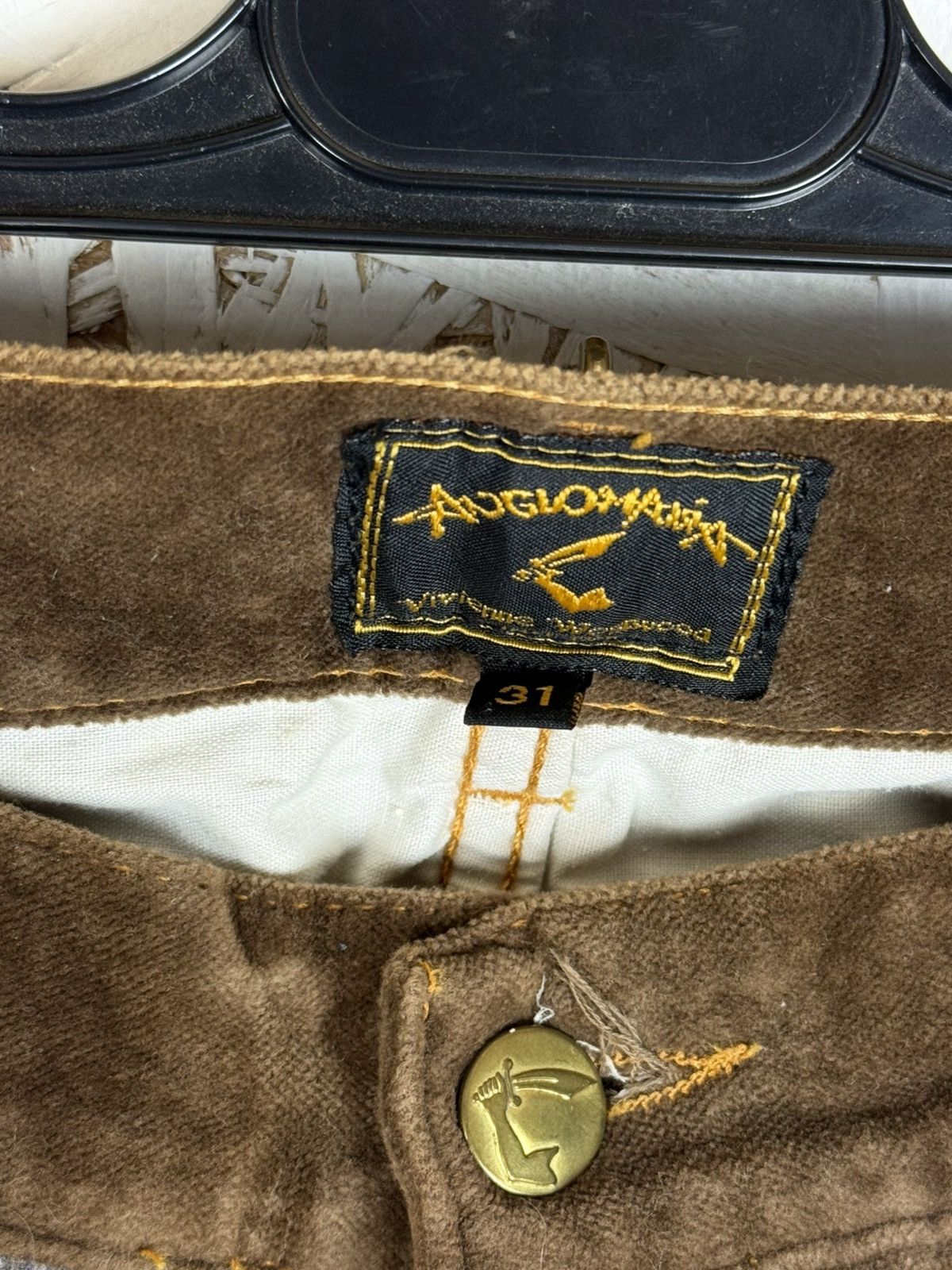 Vivienne Westwood Vivienne Westwood 1992 Anglomania Archive Velvet Jeans 31 Size US 31 - 8 Thumbnail
