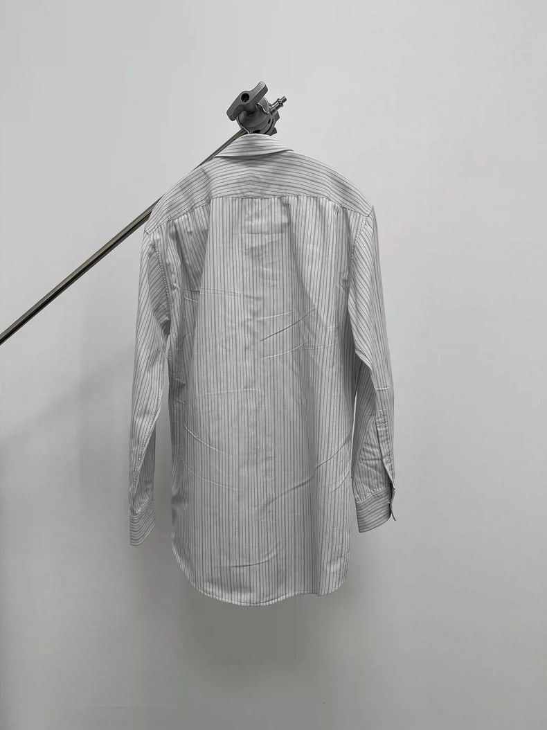 Hermes Hermes 90s vintage striped shirt 2504-Nextarrow Size US L / EU 52-54 / 3 - 6 Thumbnail