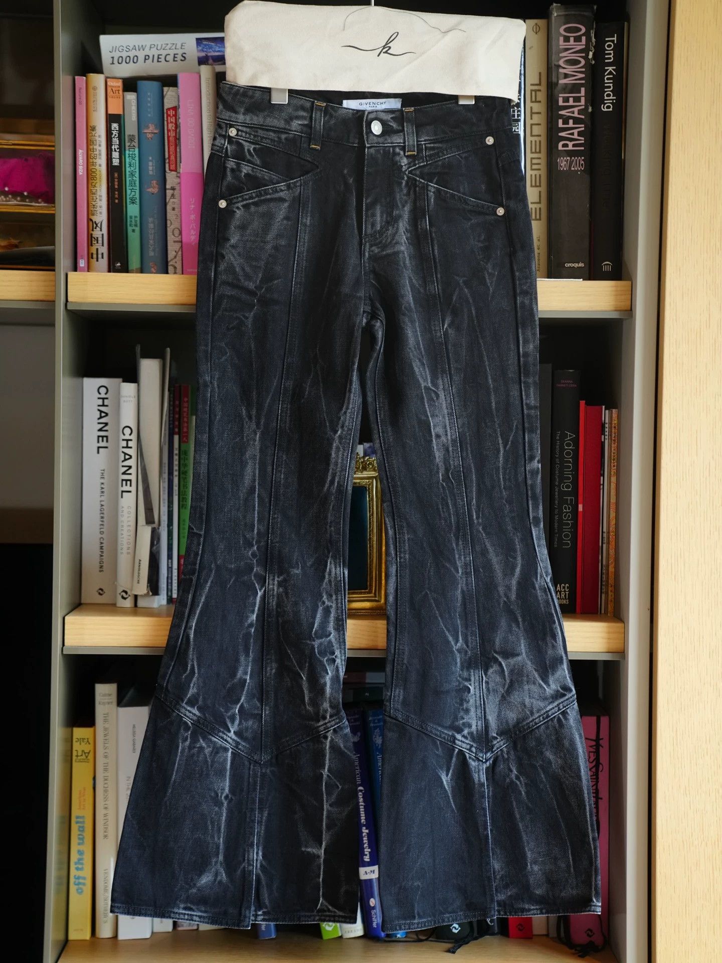 Givenchy Givenchy Women's Black Flared Jeans Size 34 Size 24" / US 00 / IT 34 - 3 Thumbnail