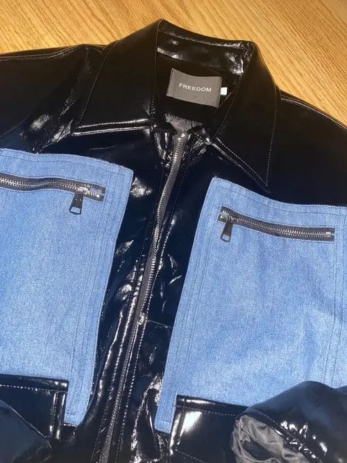 VIBE Y2k Washed Gradient Hombre Loose Flared Jeans Trousers Size US 30 / EU 46 - 7 Thumbnail