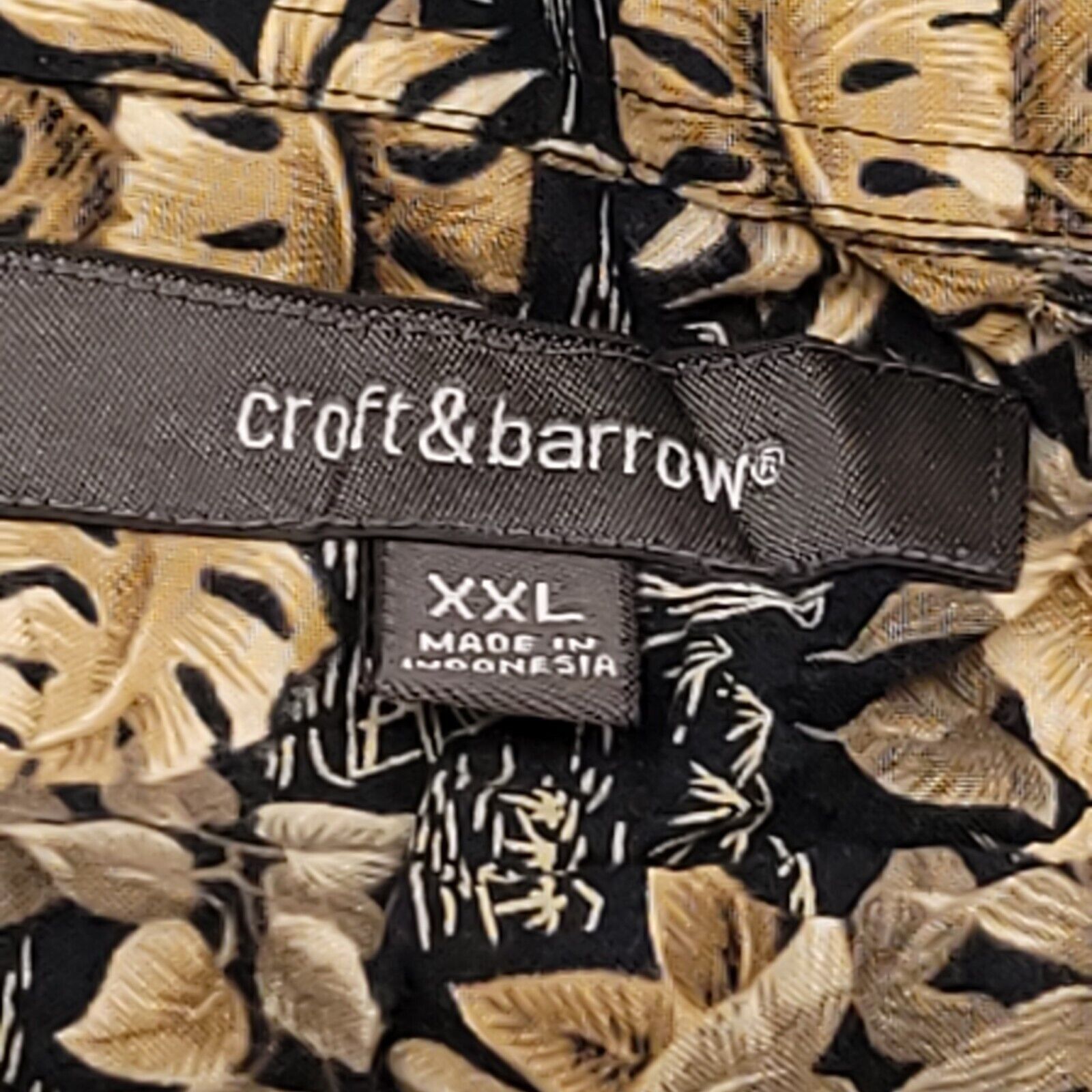 Croft & Barrow Croft & Barrow Casual Button Up Shirt Mens Size 2XL Black Size US XXL / EU 58 / 5 - 3 Thumbnail