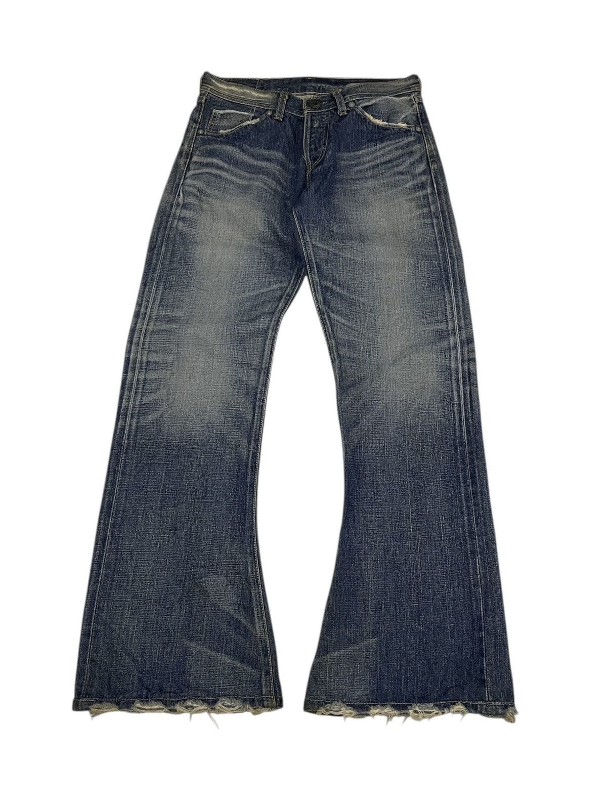If Six Was Nine Vintage Levis Flare Jeans Size US 28 / EU 44 - 2 Thumbnail