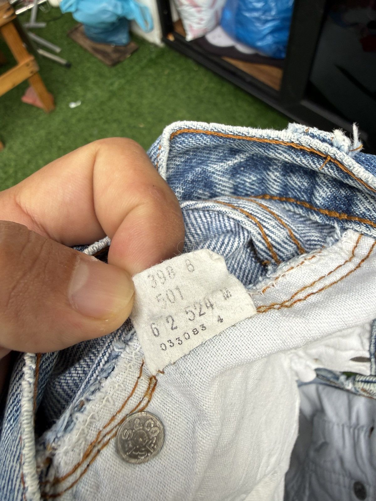 Levi's Vintage Clothing W30x32 Vintage levi’s 501 redline made in USA Size US 30 / EU 46 - 10 Thumbnail