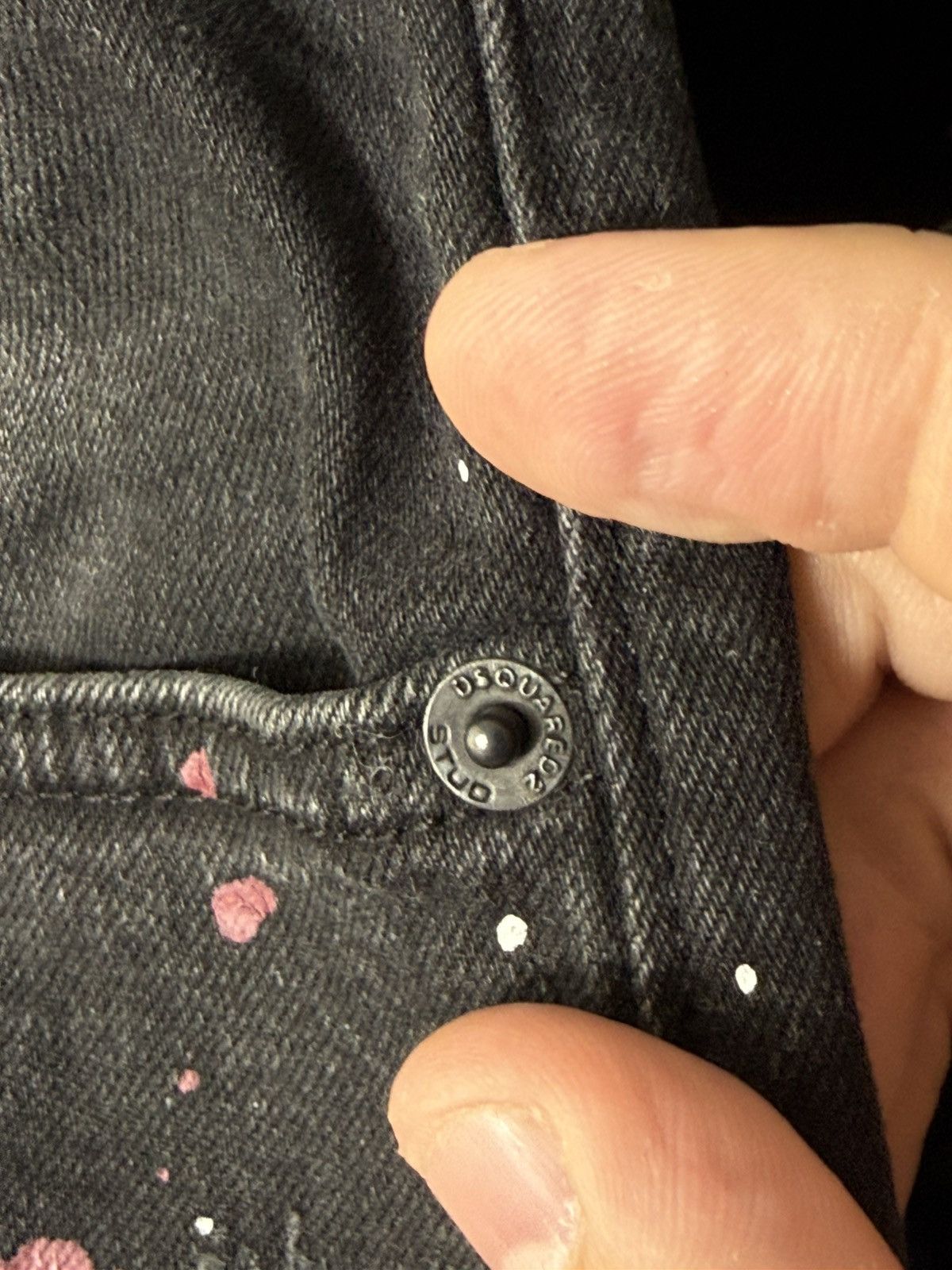 Dsquared2 Dsquared2 Distressed Denim Shorts Paint Splatter Black Size US 32 / EU 48 - 8 Thumbnail