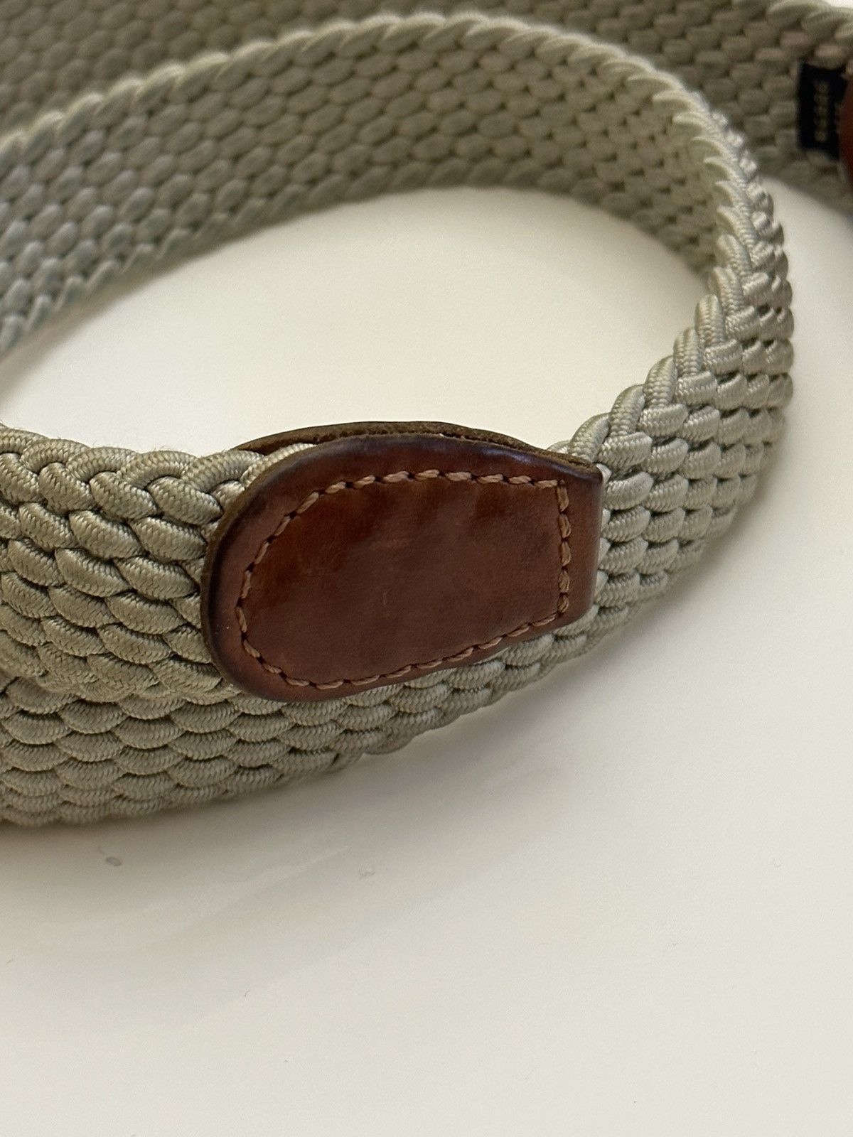 Paul & Shark PAUL&SHARK Woven Stretch Belt Vintage rapper rap archive miu Size 30 - 5 Thumbnail