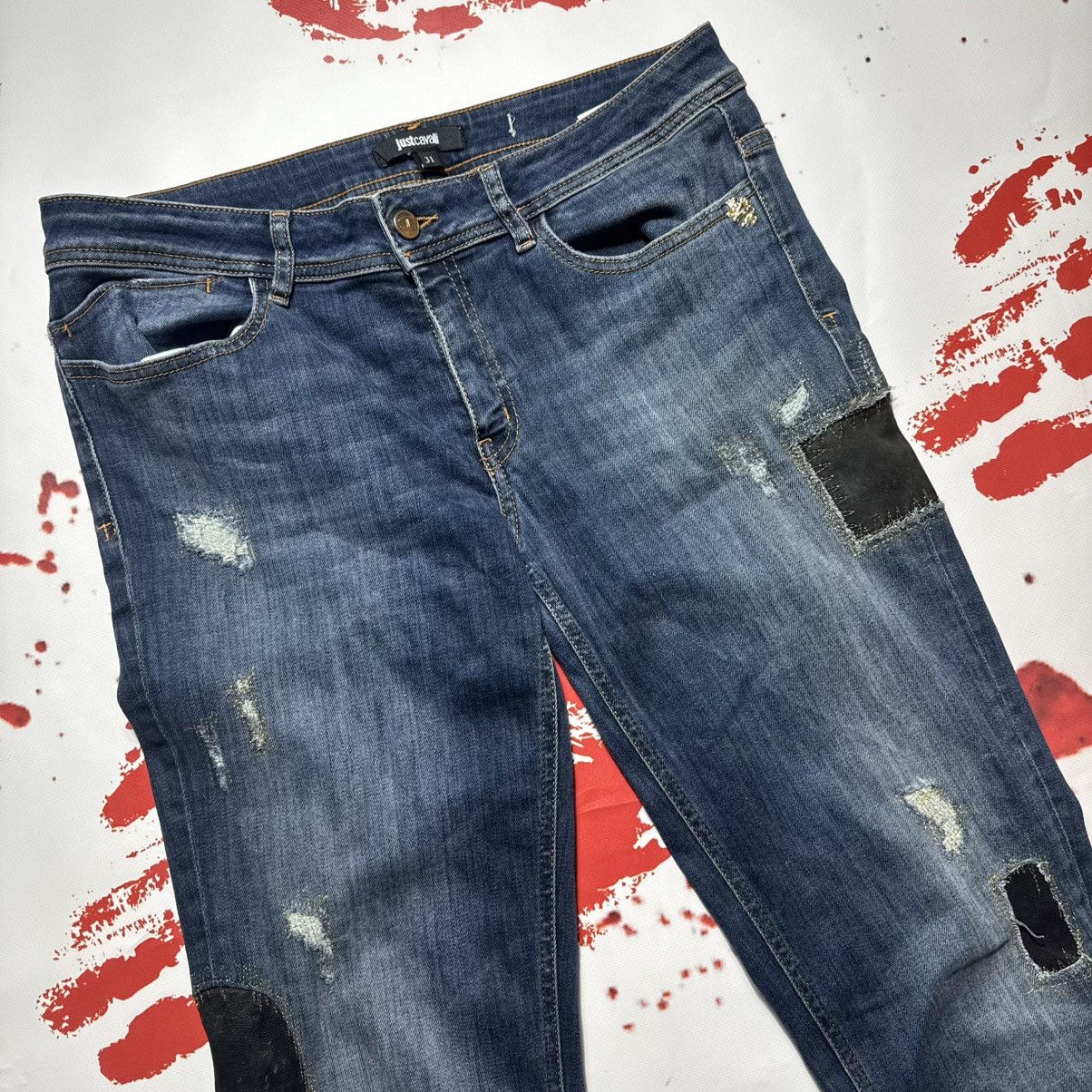 Roberto Cavalli vintage just cavalli jeans roberto cavalli big logo skinny Size 31" - 5 Thumbnail