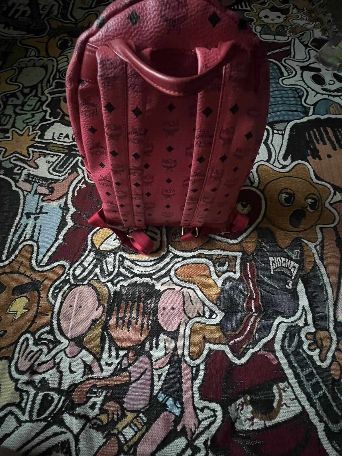 MCM MCM Stark Backpack 💒Pink💒 Size ONE SIZE - 5 Thumbnail