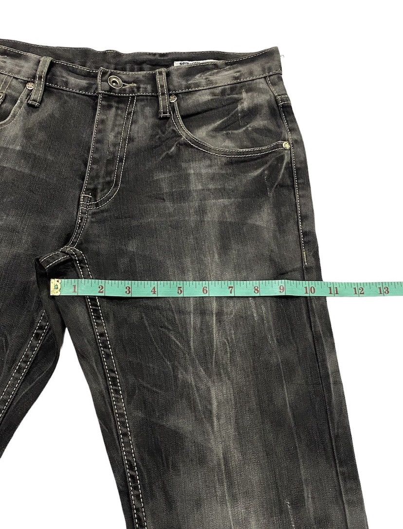 If Six Was Nine × Japanese Brand Semanticdesign Flare Smoke Wash Denim Pants Size US 30 / EU 46 - 8 Thumbnail