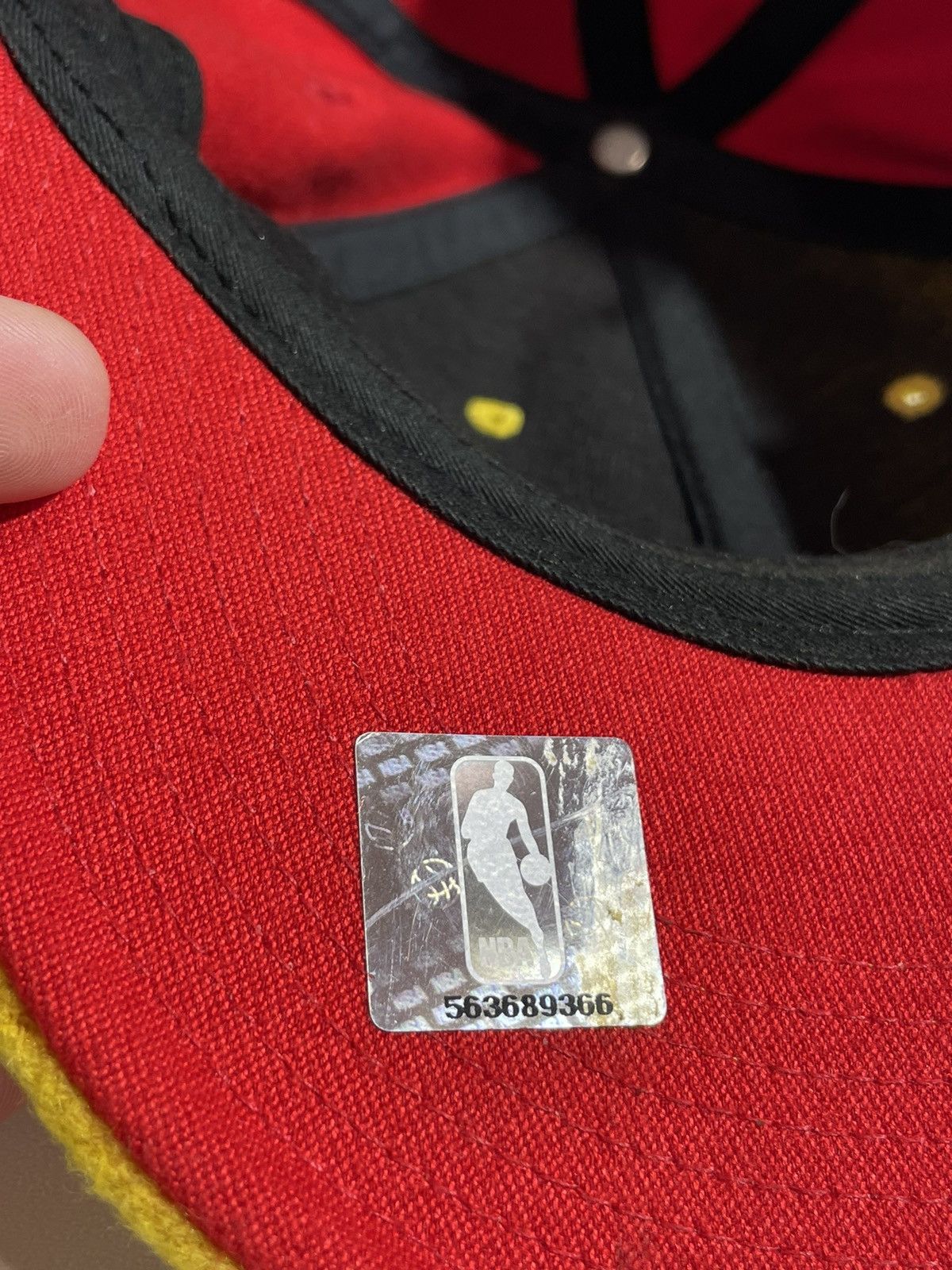 Nike × Vintage Atlanta Hawks Nike Vintage Y2k Streetwear 5 Panel Wool Cap Size 42 - 8 Thumbnail