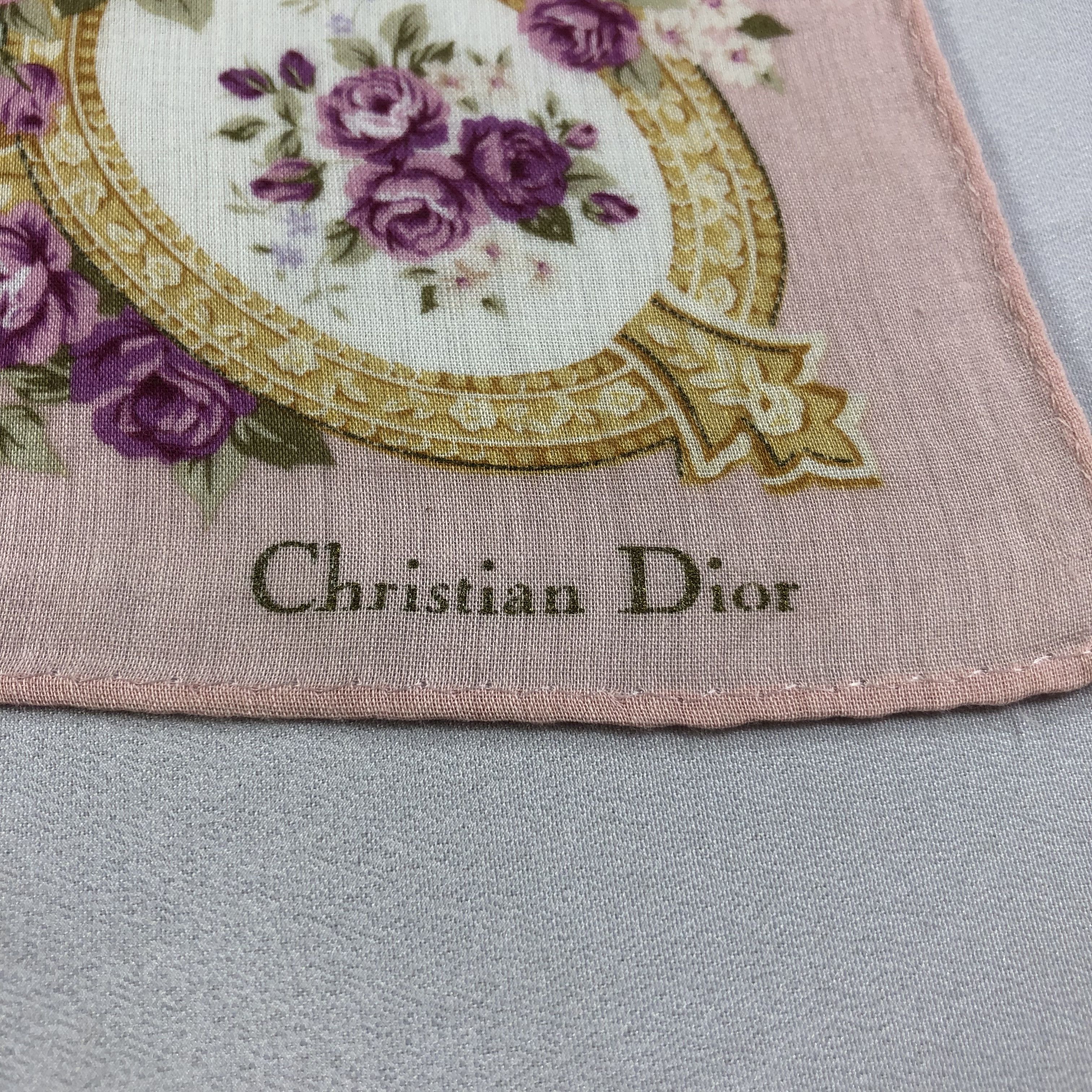 Christian Dior Monsieur Christian Dior Handkerchief Neckerchief Bandana H1790 Size ONE SIZE - 4 Thumbnail