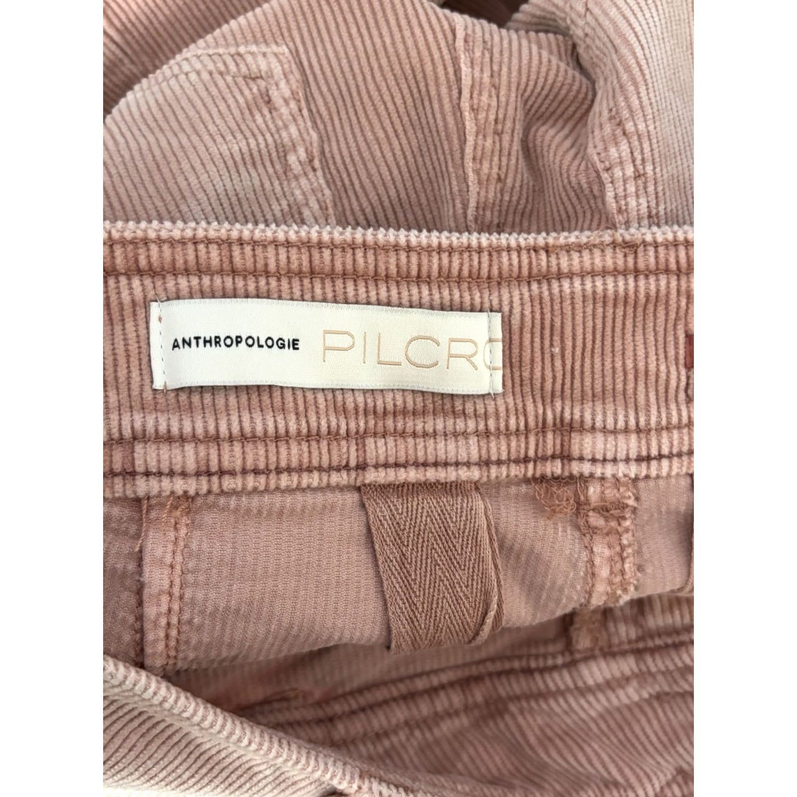 Anthropologie VINTAGE Anthropologie Pilcro High Rise Trouser Bootcut Corduroy Pants Pink sz 25 Size 42" / US 20 - 7 Thumbnail