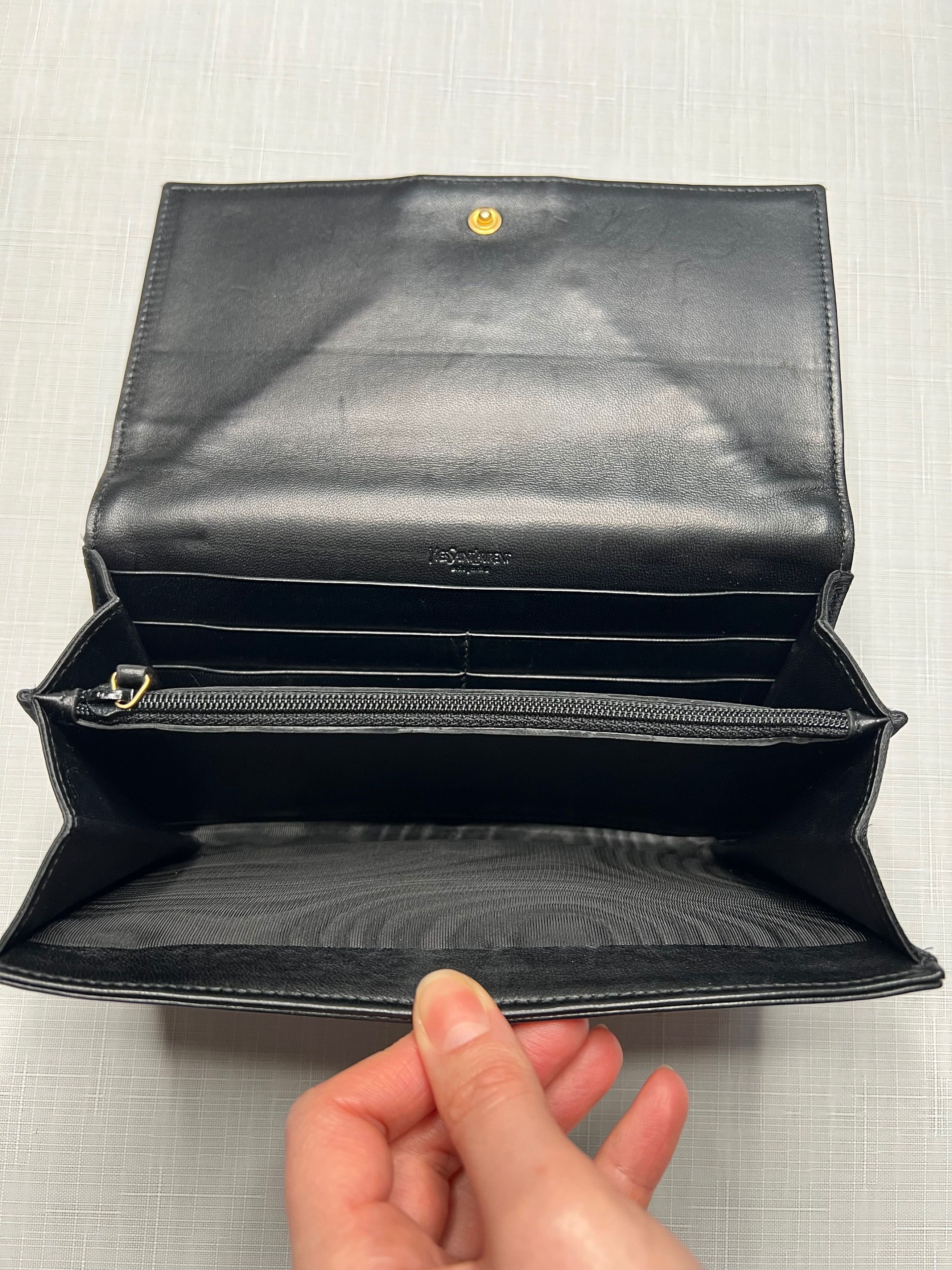 Yves Saint Laurent Yves Saint Laurent Muse Leather Wallet Size ONE SIZE - 4 Thumbnail