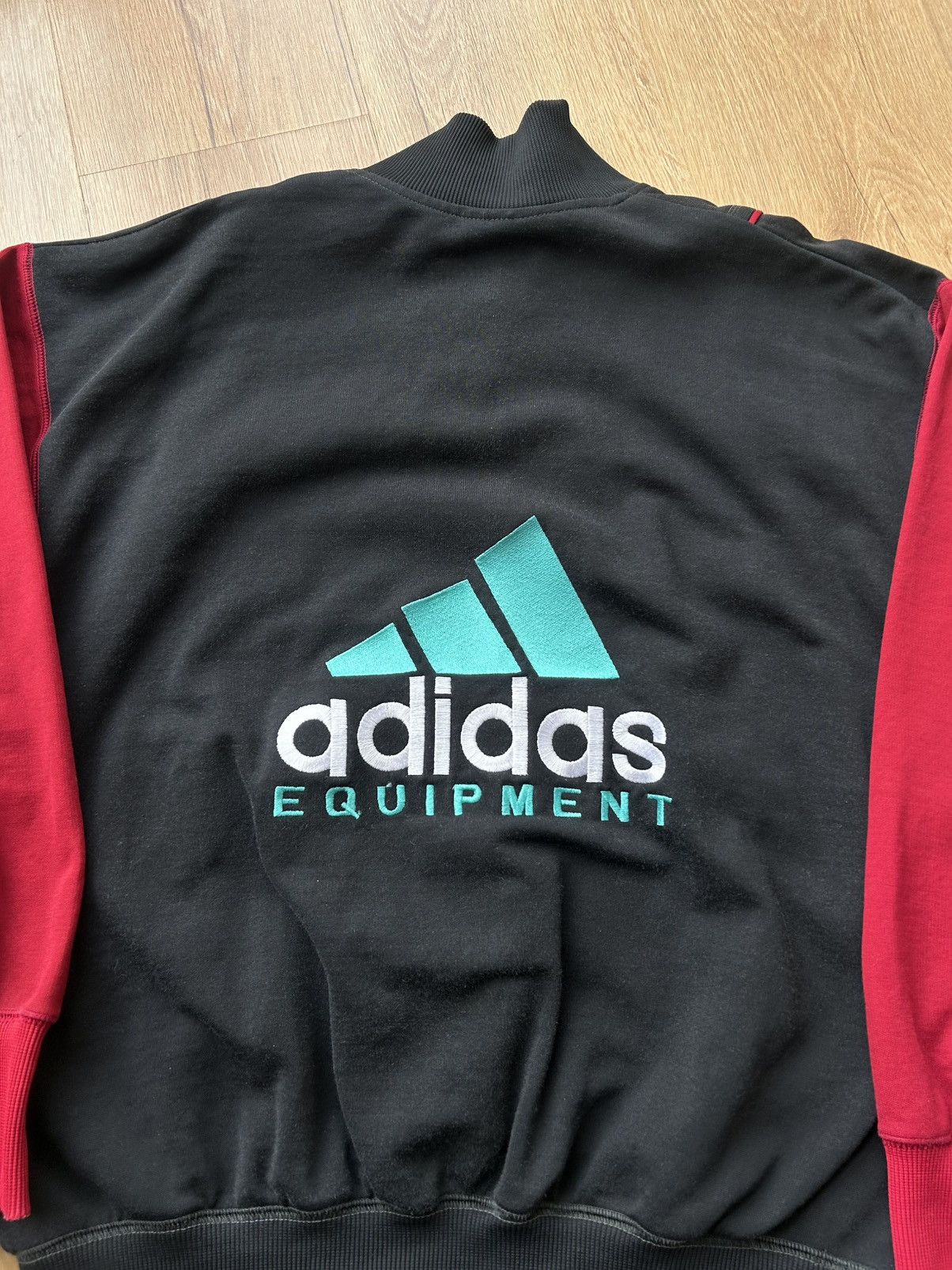 Adidas Vintage Adidas Equipment 1/4 Sweatshirt Made in West Germany Size US M / EU 48-50 / 2 - 4 Thumbnail