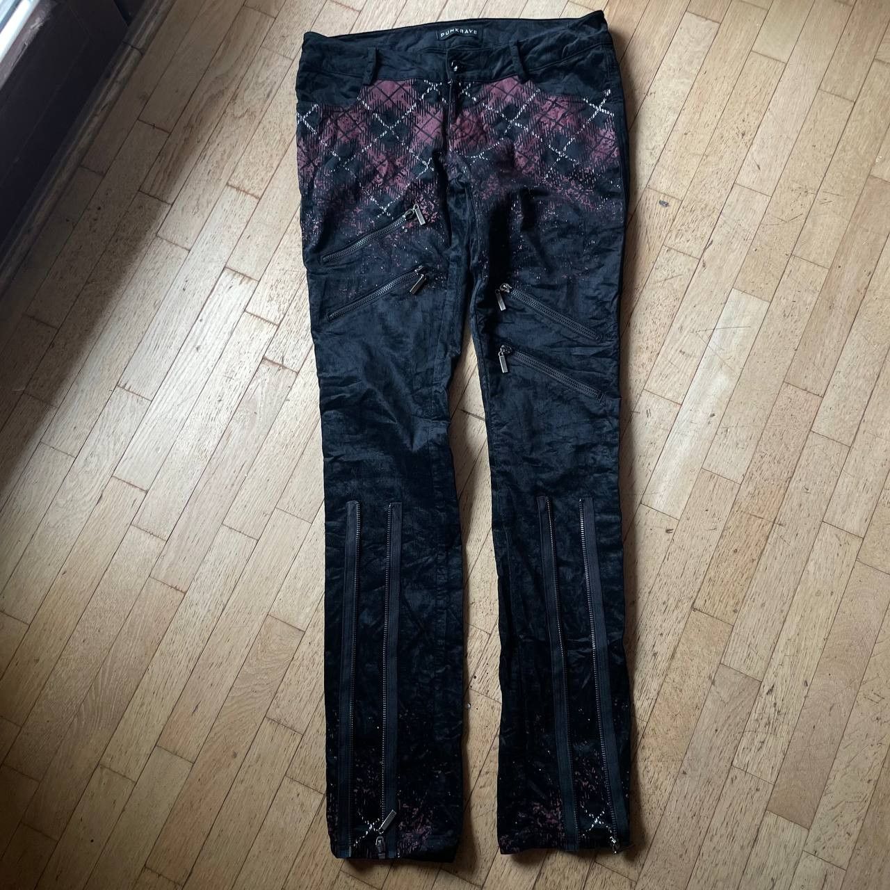 Other Punk Rave Gothic Pants type Gothicana type Killstar Size 32" / US 10 / IT 46 - 7 Thumbnail