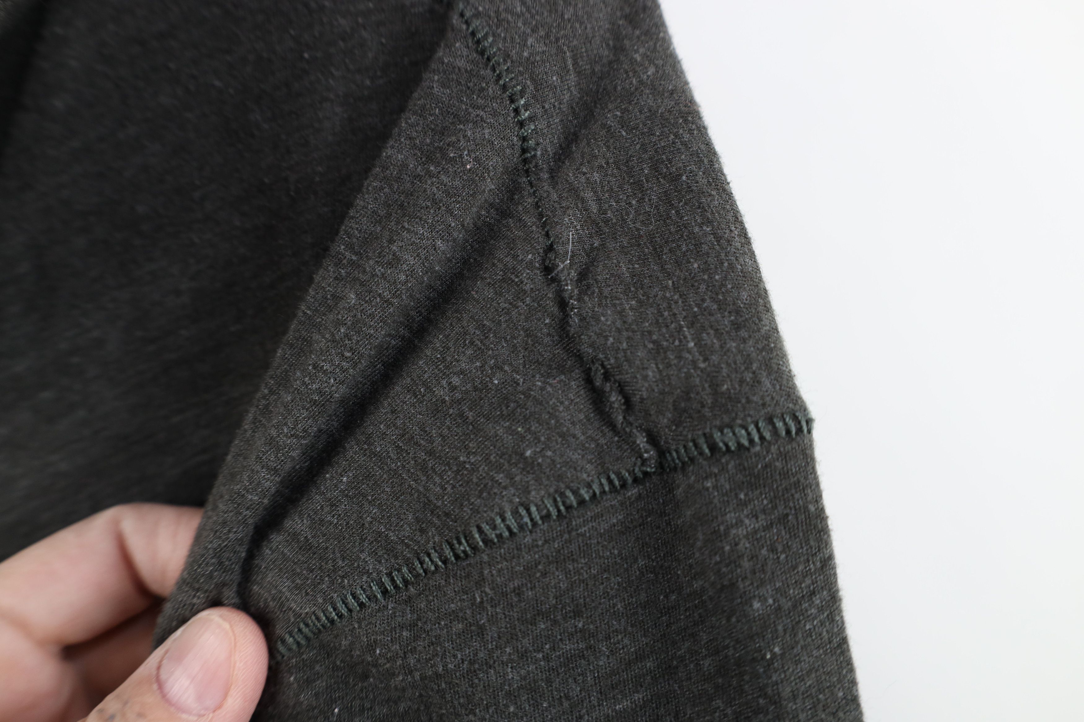 John Varvatos John Varvatos USA Blank Jersey Knit Full Zip Hoodie Gray Size US XXL / EU 58 / 5 - 7 Thumbnail