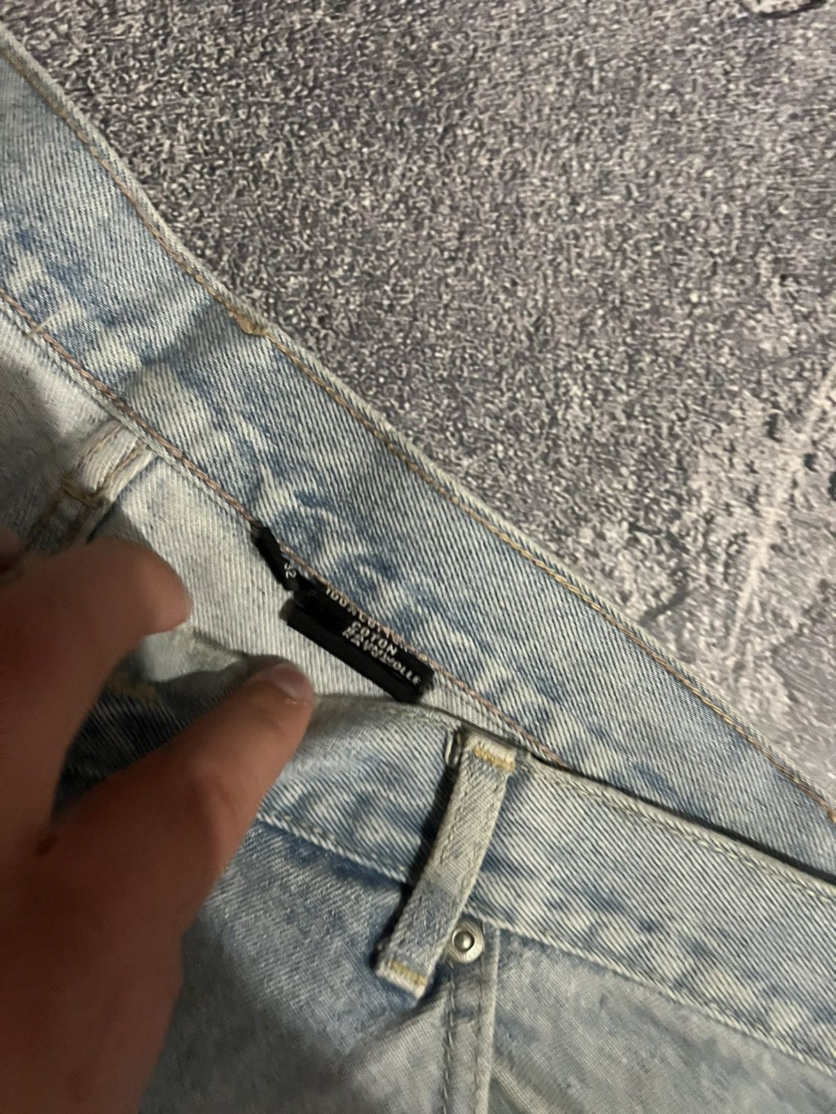 Vintage Vintage Baggy Wide Leg Archive Jean — Avant Garde Fashion Size US 37 - 5 Thumbnail