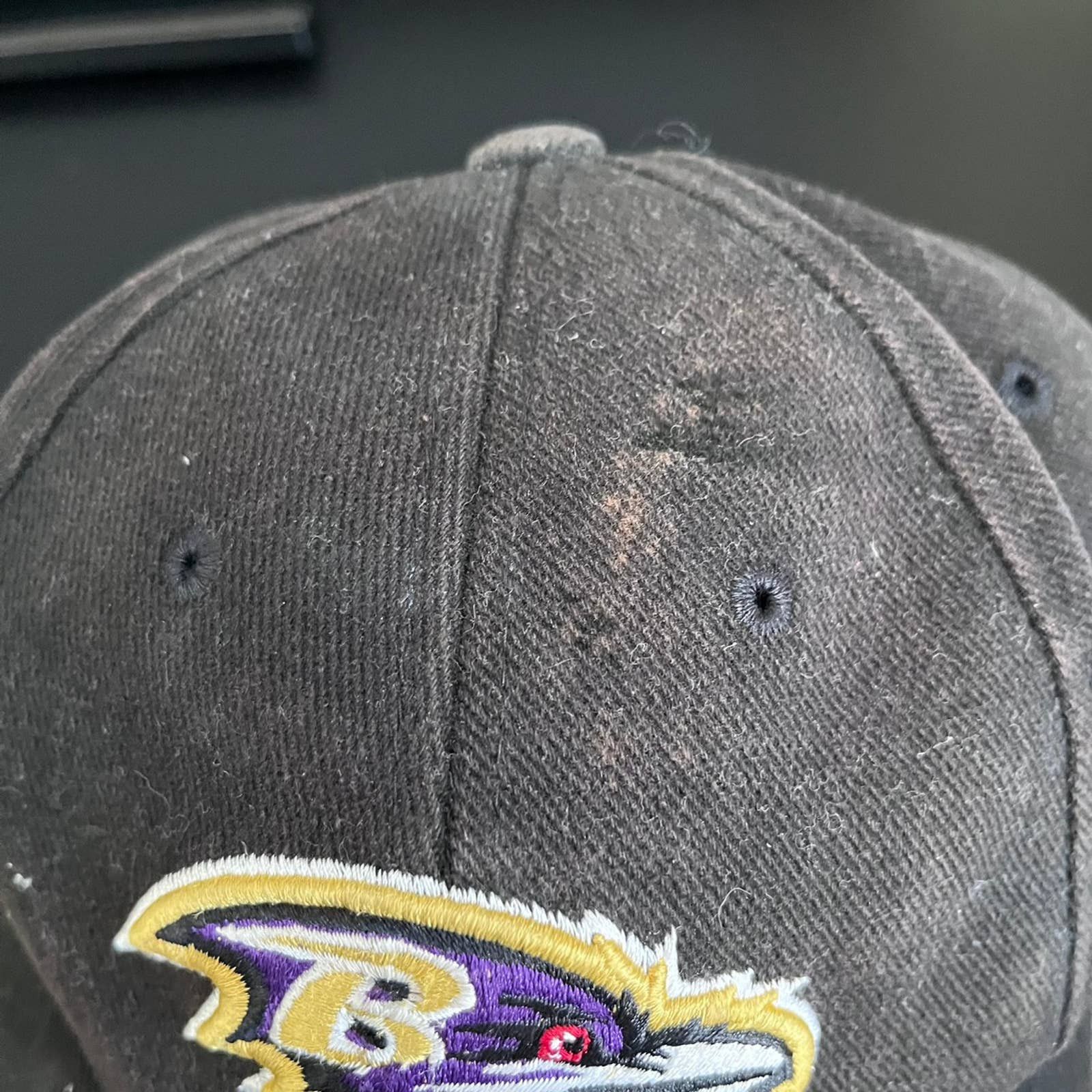 Vintage Vintage 2000’s Puma NFL Baltimore Ravens Strapback Hat Size ONE SIZE - 5 Thumbnail