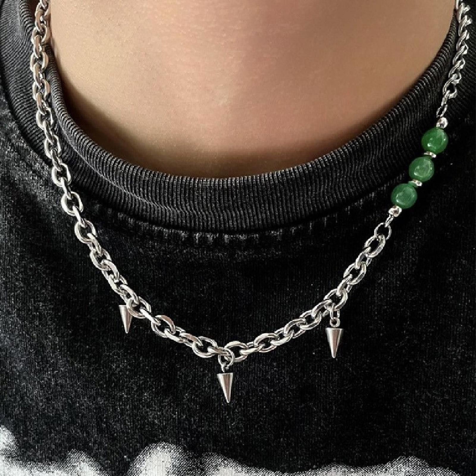 Jewelry Punk Rivet Necklace Size ONE SIZE - 1 Thumbnail