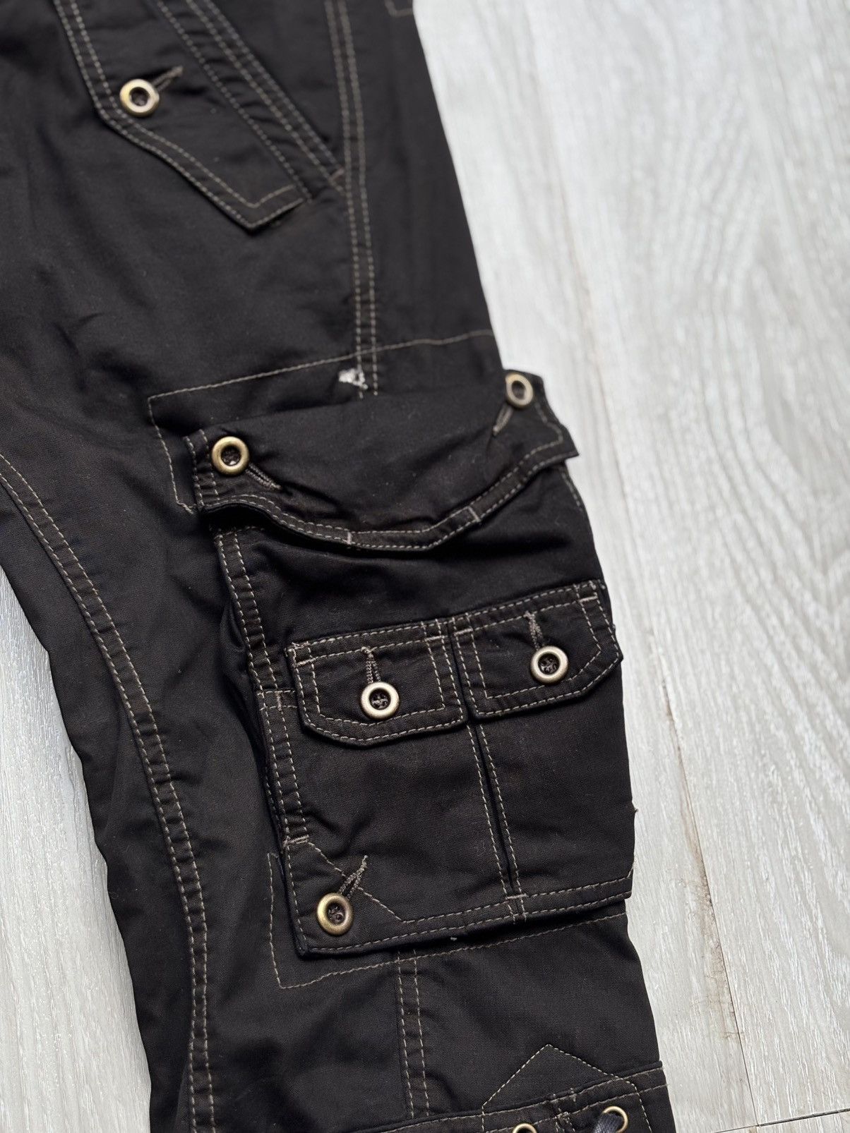 Nicole Club lace up flare cargo pants Size US 29 - 4 Thumbnail