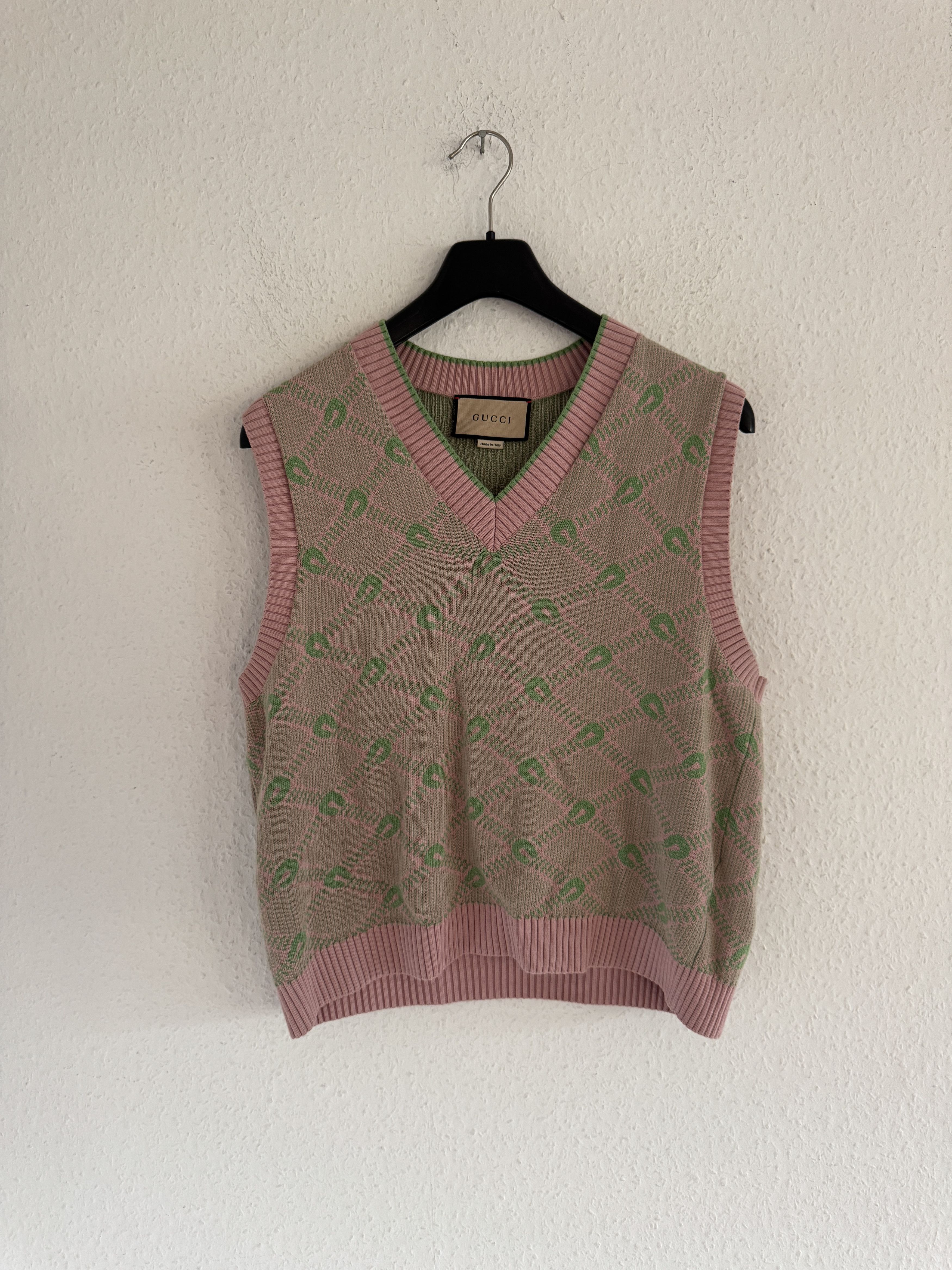Gucci Horseshoe Knit Vest Size US S / EU 44-46 / 1 - 1 Thumbnail