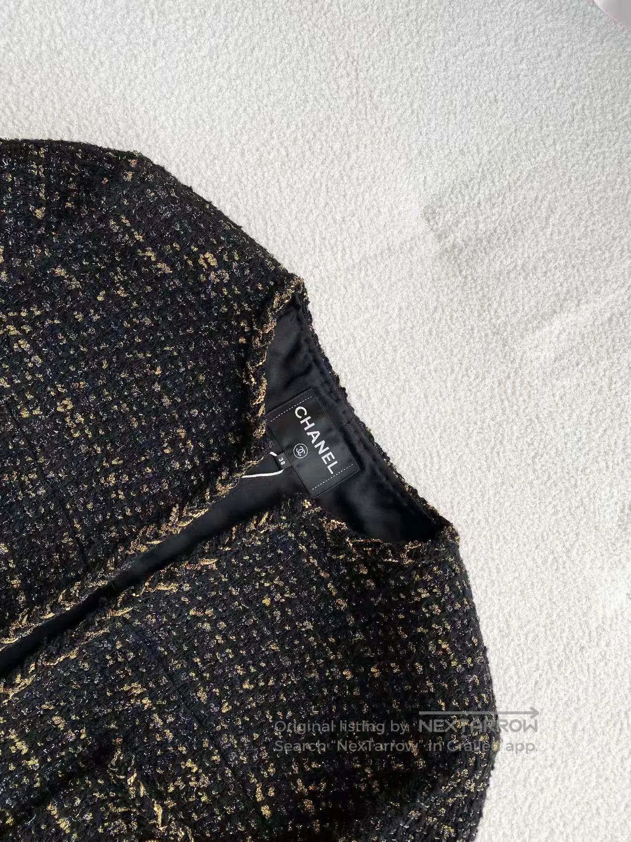 Chanel Chanel Egyptian black and gold jacket| Size XS / US 0-2 / IT 36-38 - 4 Thumbnail