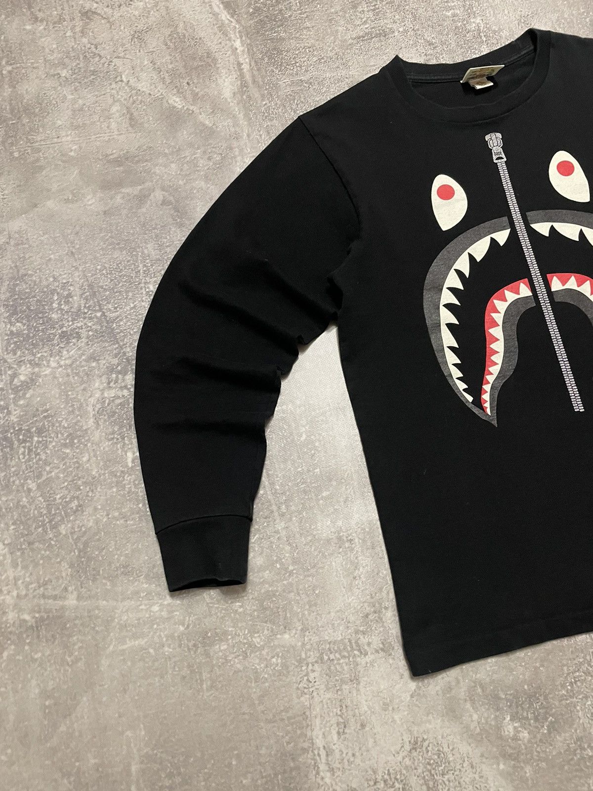 Bape Bape Shark Zip Long Sleeve Size US S / EU 44-46 / 1 - 4 Thumbnail