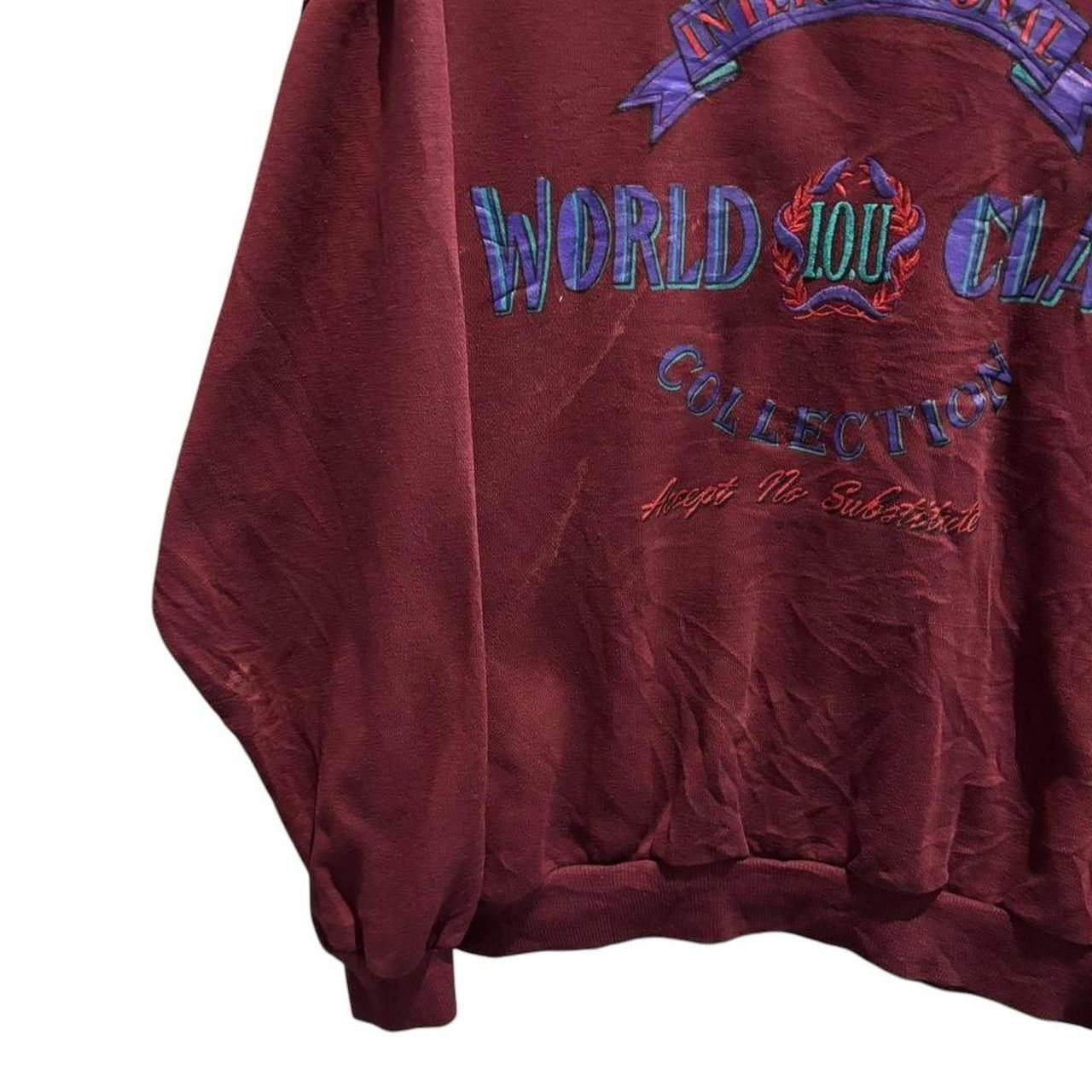 Vintage Vintage world class collection sweatshirt size: XL Size US XL / EU 56 / 4 - 3 Thumbnail