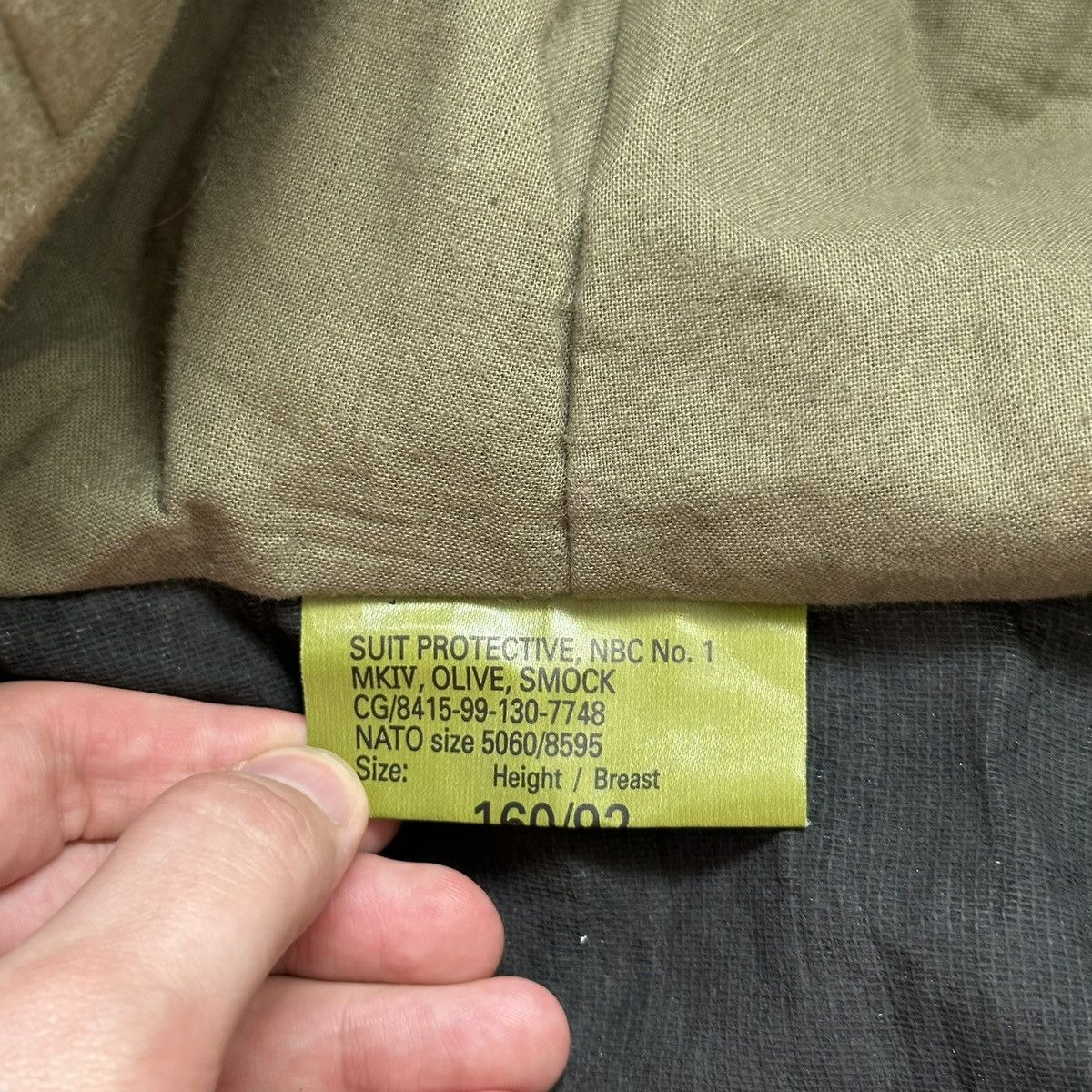 Vintage 90's Y2K Dead Stock British ARMY PROTECTIVE Military NO1 MK4 Size US S / EU 44-46 / 1 - 10 Thumbnail