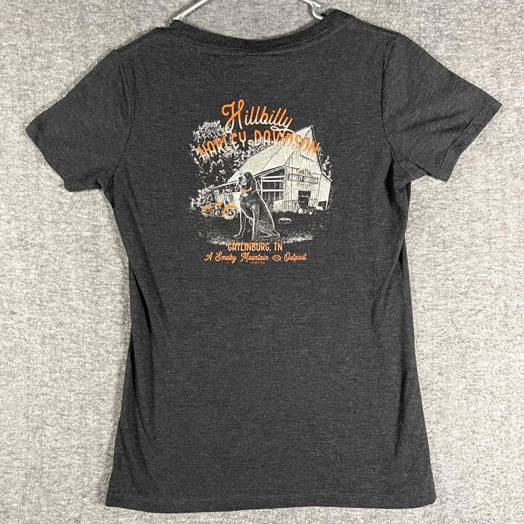 Harley Davidson Harley-Davidson Shirt Womens Medium Hillbilly Gatlinburg TN Graphic Biker Tee Size M / US 6-8 / IT 42-44 - 2 Thumbnail