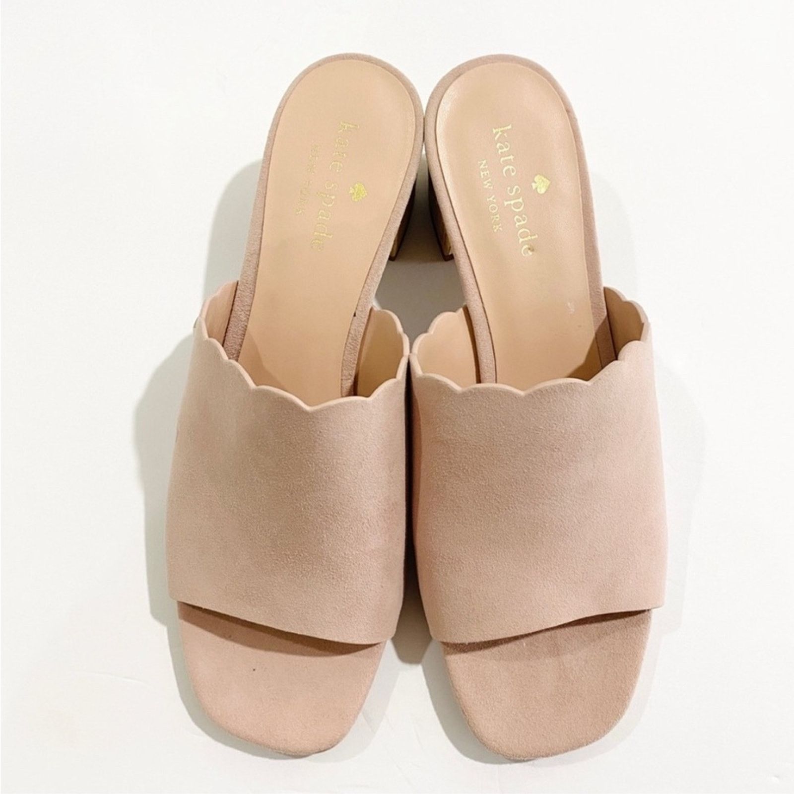Kate Spade Kate Spade blush pink suede mules Size US 6.5 / IT 36.5 - 2 Thumbnail