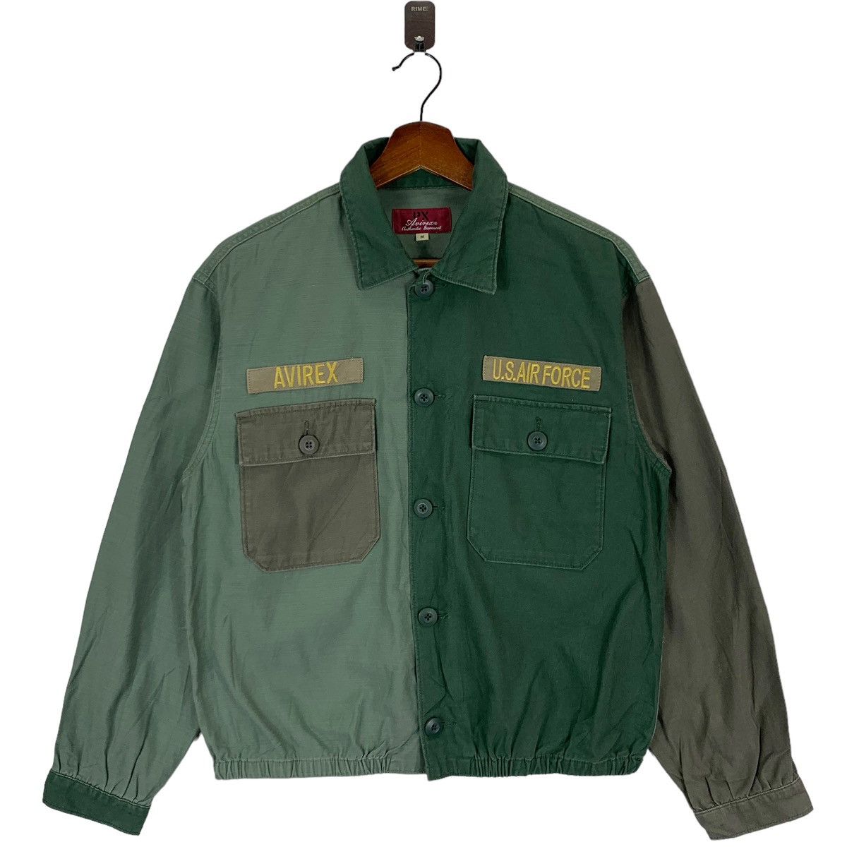 Avirex Vintage Avirex USA Patch Work Army Military Button Shirts Size US M / EU 48-50 / 2 - 1 Thumbnail