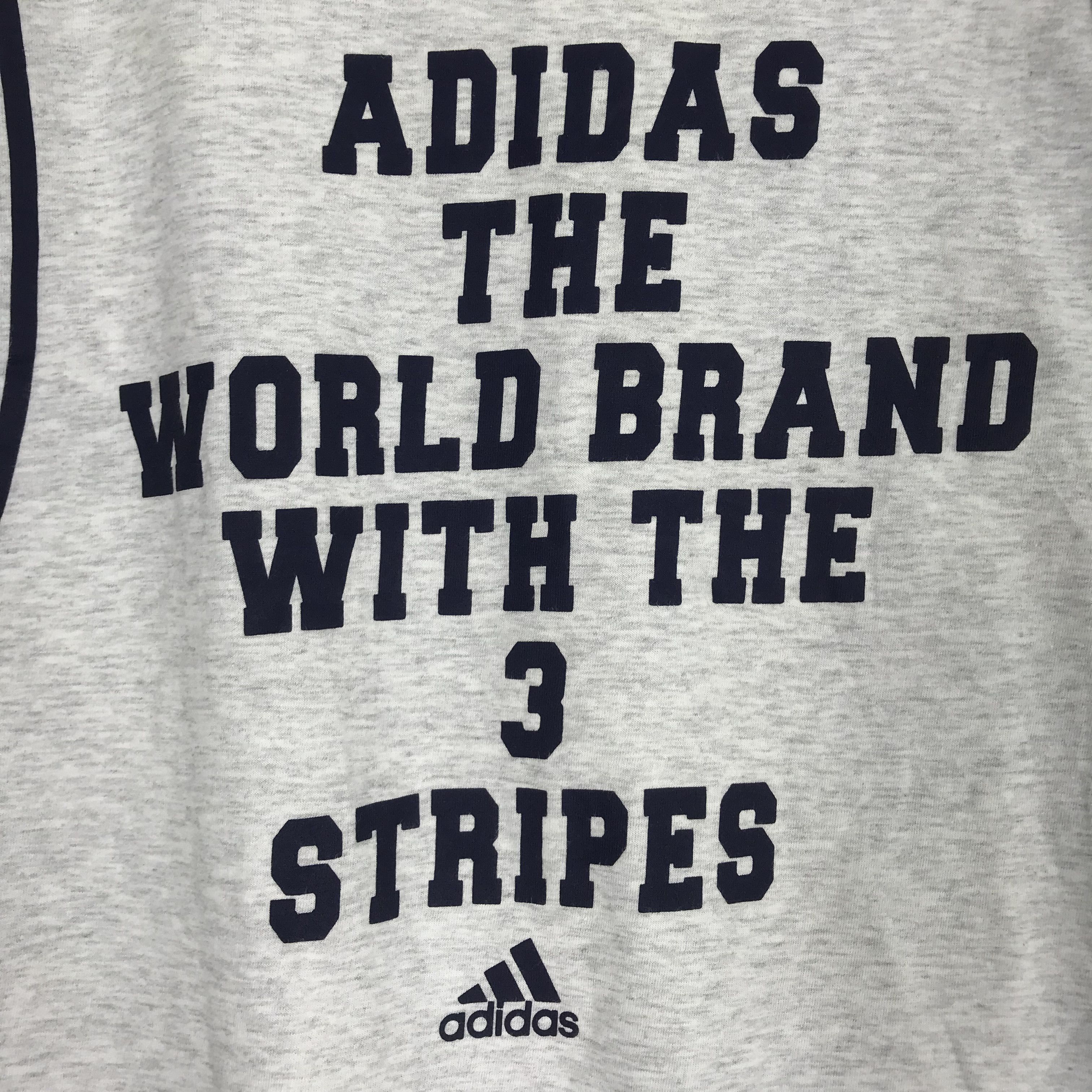 Adidas Vintage 90's Adidas Trefoil Gray - 12 Size US M / EU 48-50 / 2 - 12 Thumbnail