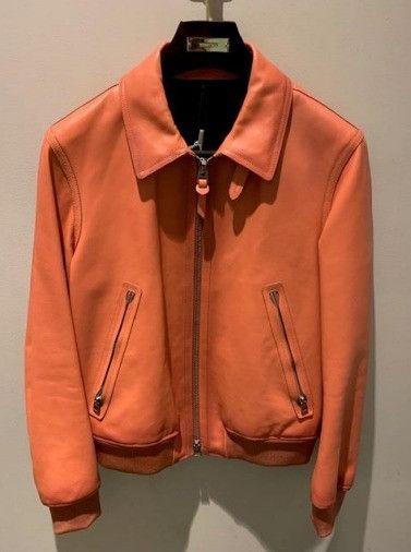Tom Ford o1w1db10425 TFL747 Leather Jacket in Coral Size US M / EU 48-50 / 2 - 1 Preview