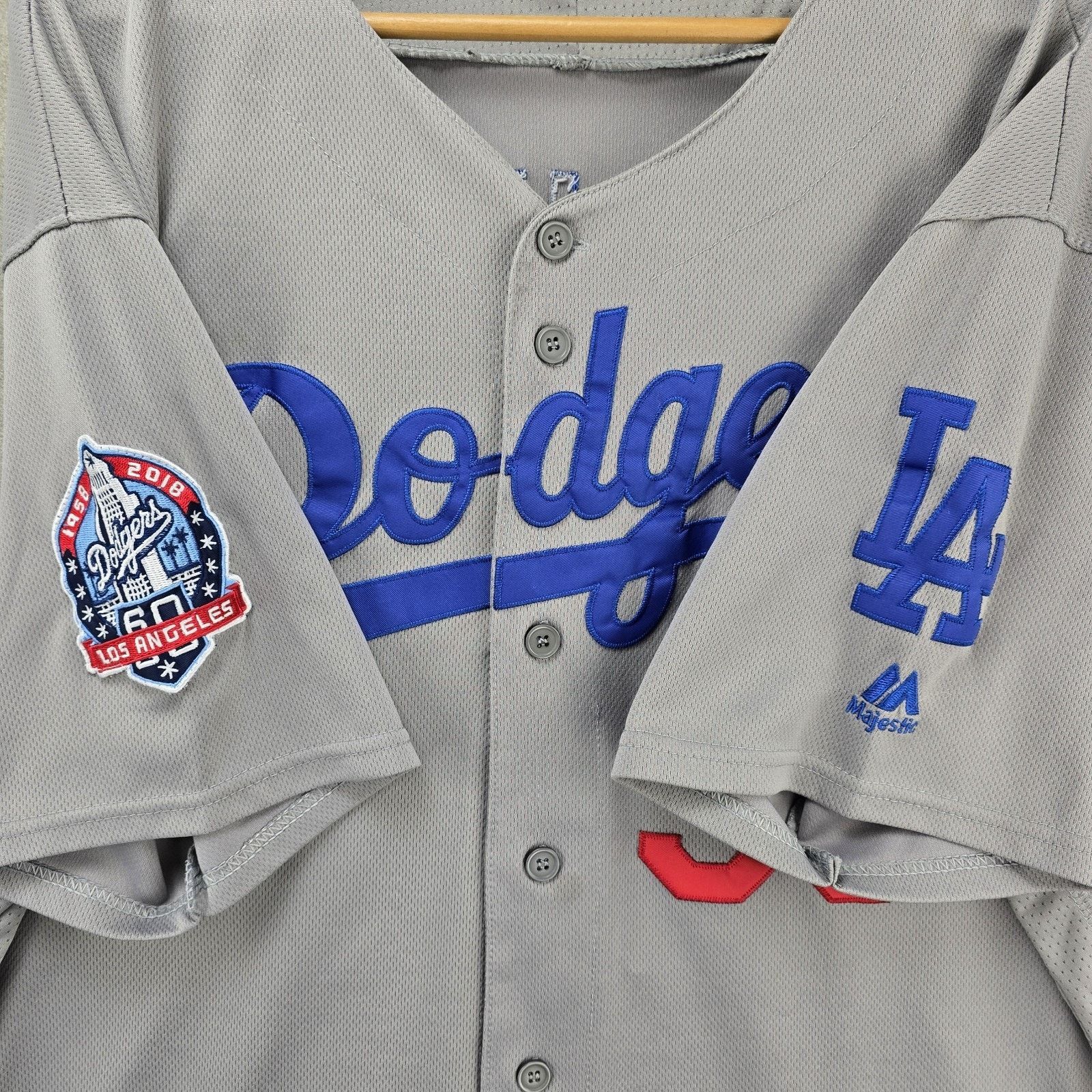 Majestic Majestic Los Angeles Dodgers Jersey Sz 52 Cody Bellinger Size US XXL / EU 58 / 5 - 4 Thumbnail