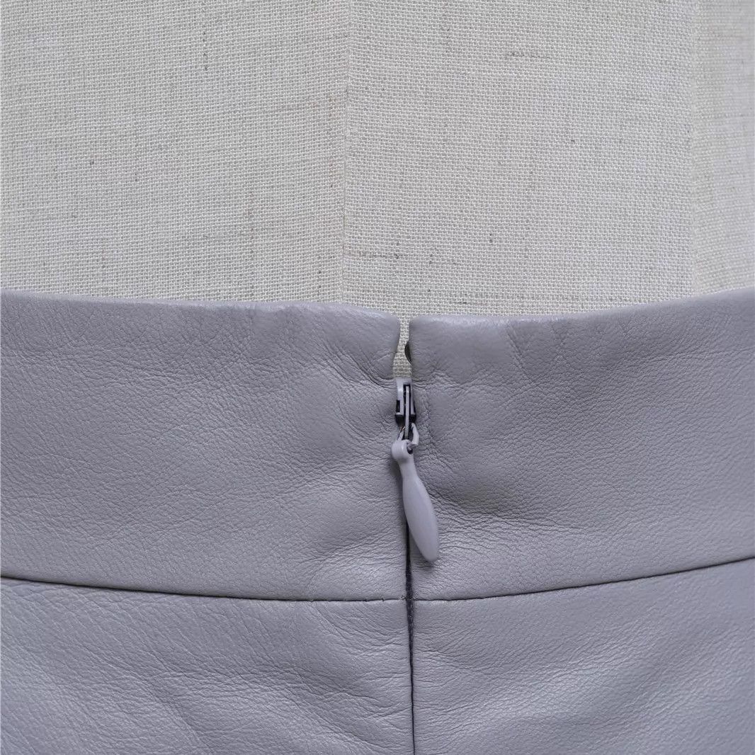 Chanel Chanel Women's Leather Skirt Size 27" / US 4 / IT 40 - 3 Thumbnail
