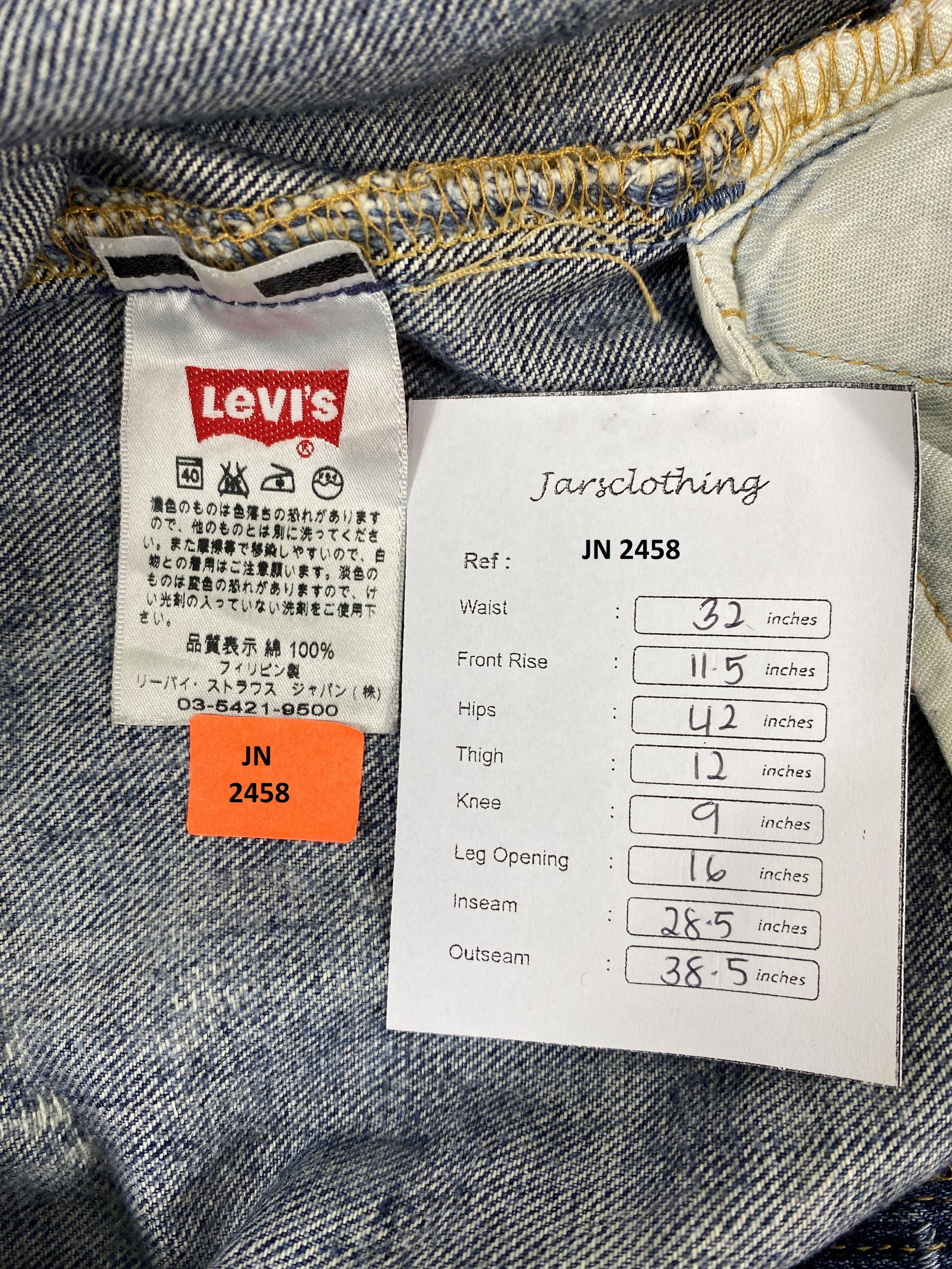 Levi's Distressed Blue Vintage Levi's 501 32x28.5 Denim -JN2458 Size US 32 / EU 48 - 8 Thumbnail